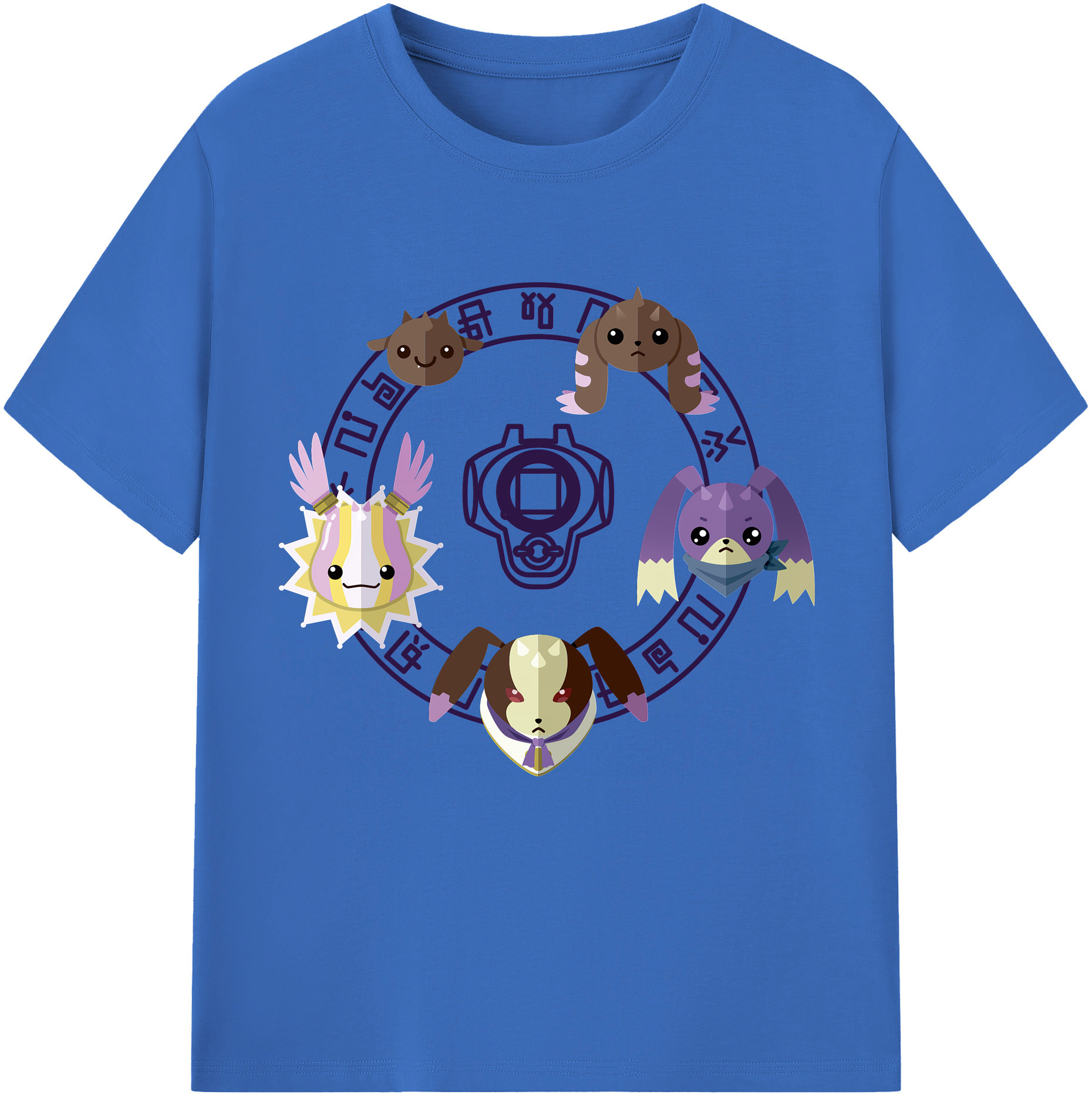 （画像用） Digimon デジタルモンスター/デジモン 綿100％半袖Tシャツ（フロントプリント）