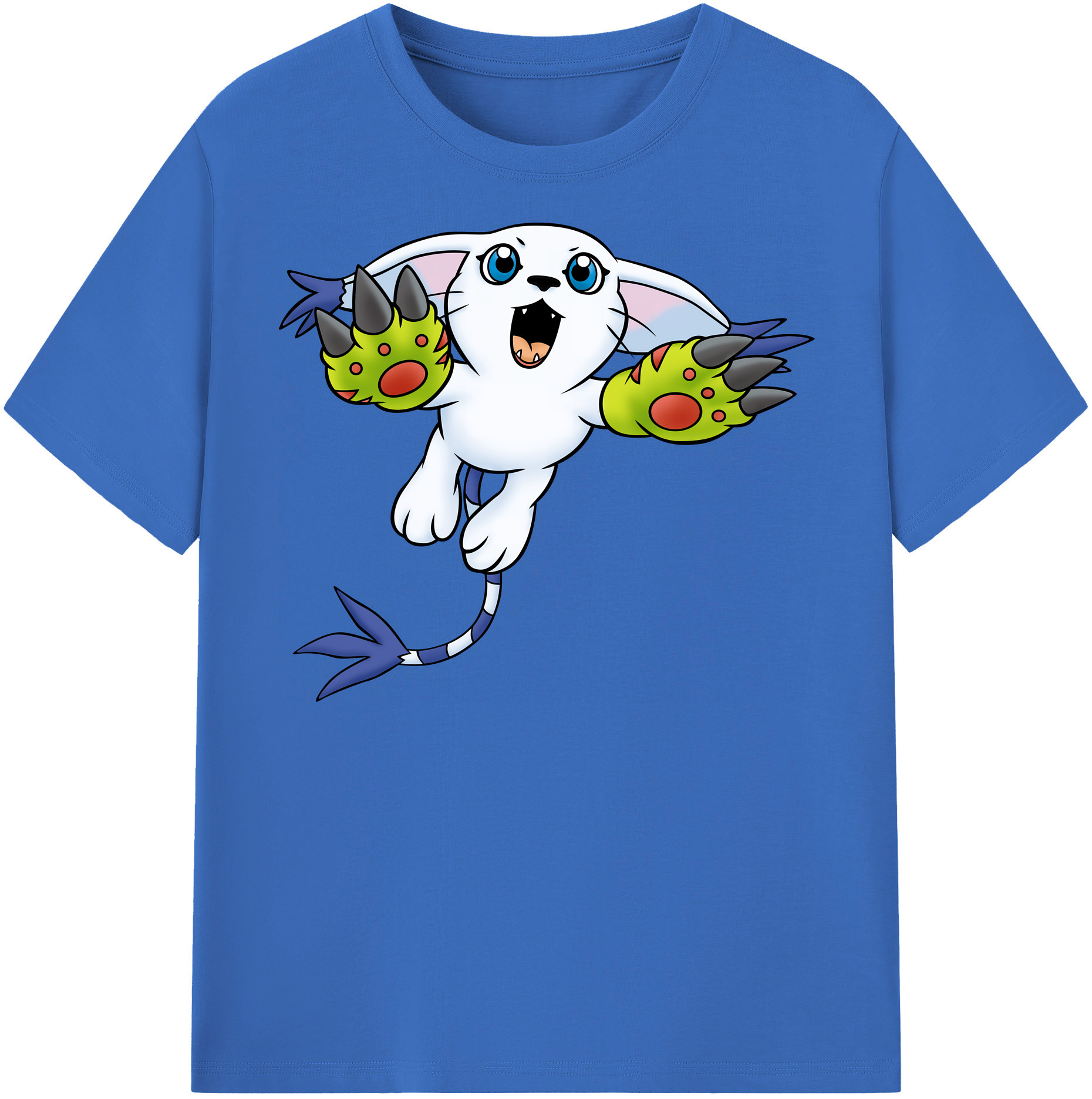 （画像用） Digimon デジタルモンスター/デジモン 綿100％半袖Tシャツ（フロントプリント）