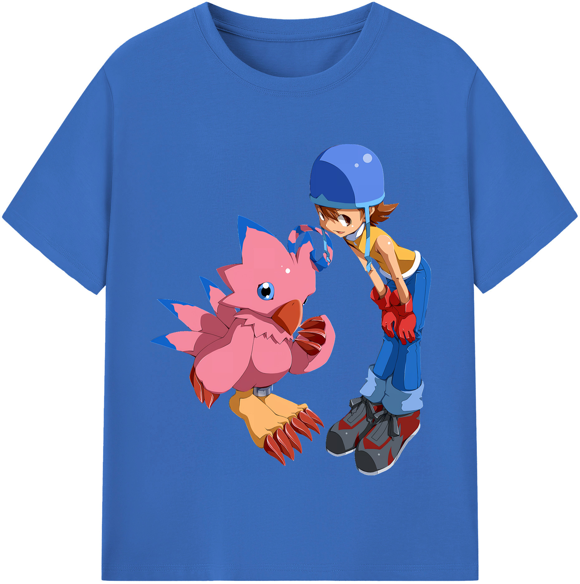 （画像用） Digimon デジタルモンスター/デジモン 綿100％半袖Tシャツ（フロントプリント）