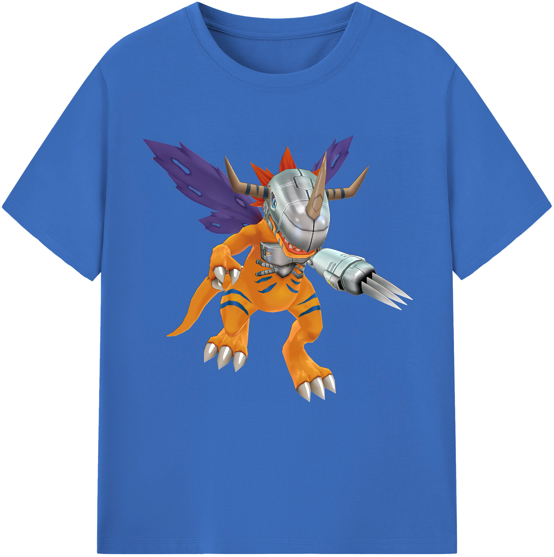 （画像用） Digimon デジタルモンスター/デジモン 綿100％半袖Tシャツ（フロントプリント）