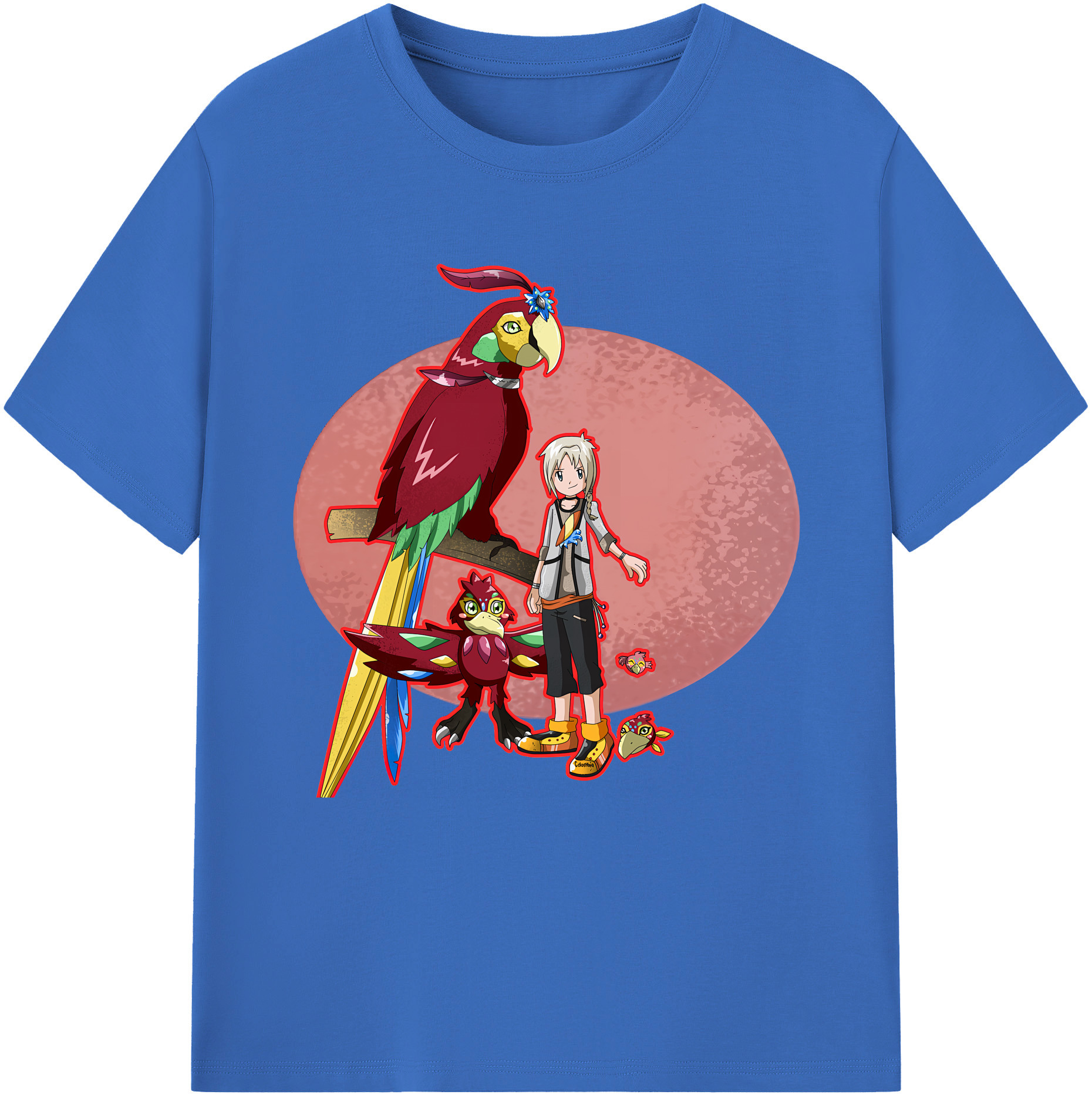 （画像用） Digimon デジタルモンスター/デジモン 綿100％半袖Tシャツ（フロントプリント）