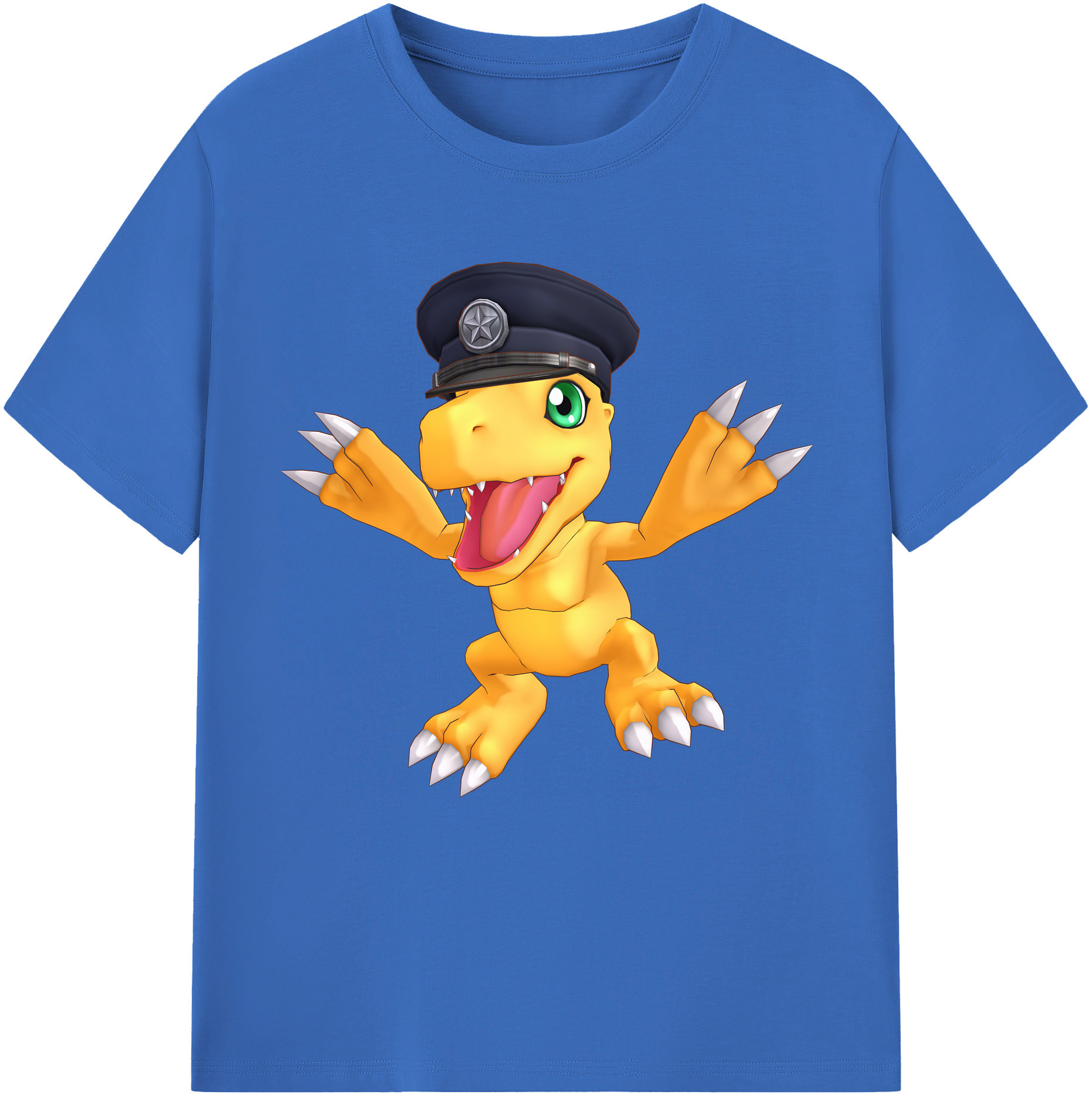 （画像用） Digimon デジタルモンスター/デジモン 綿100％半袖Tシャツ（フロントプリント）
