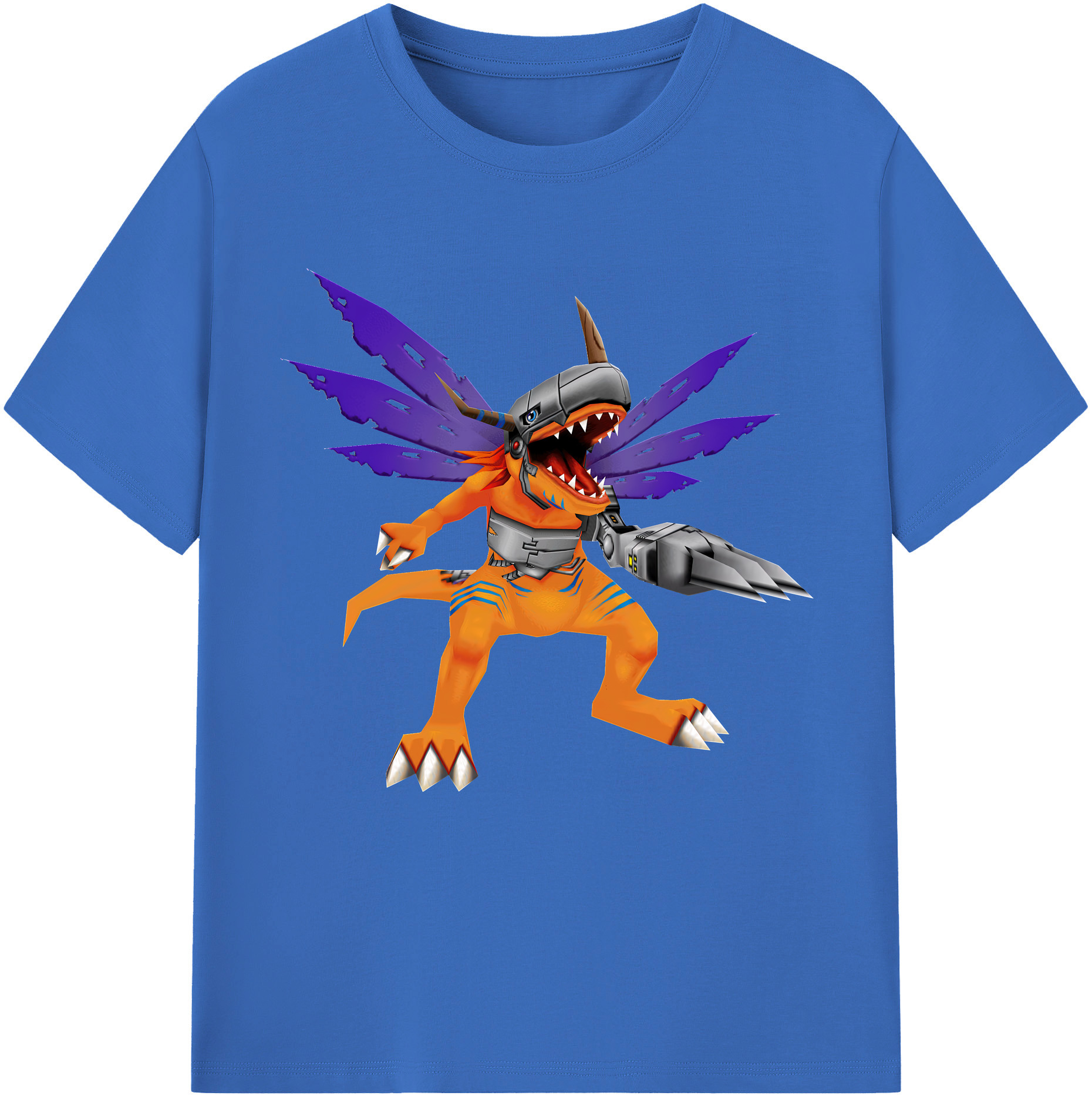 （画像用） Digimon デジタルモンスター/デジモン 綿100％半袖Tシャツ（フロントプリント）
