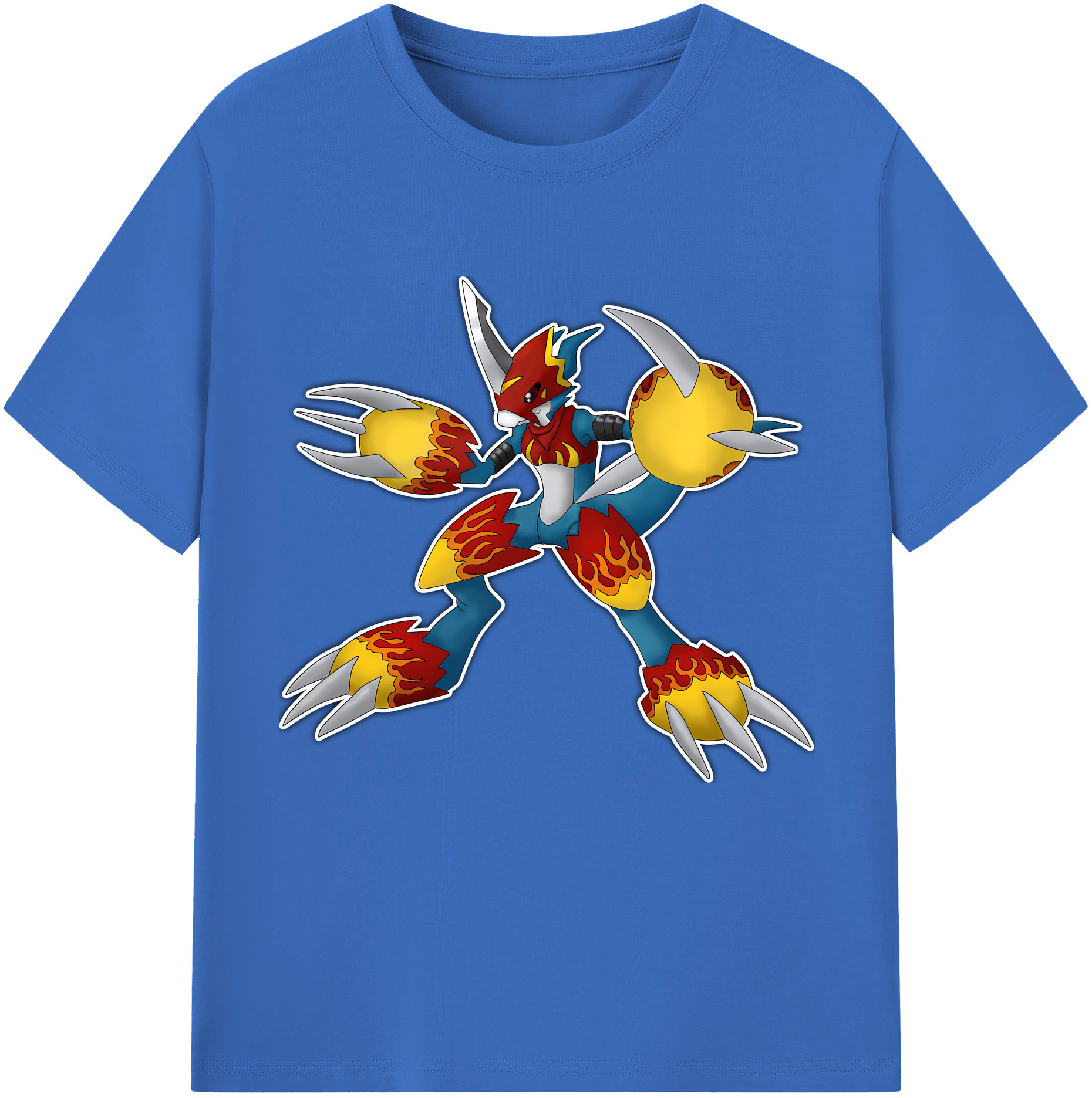 （画像用） Digimon デジタルモンスター/デジモン 綿100％半袖Tシャツ（フロントプリント）
