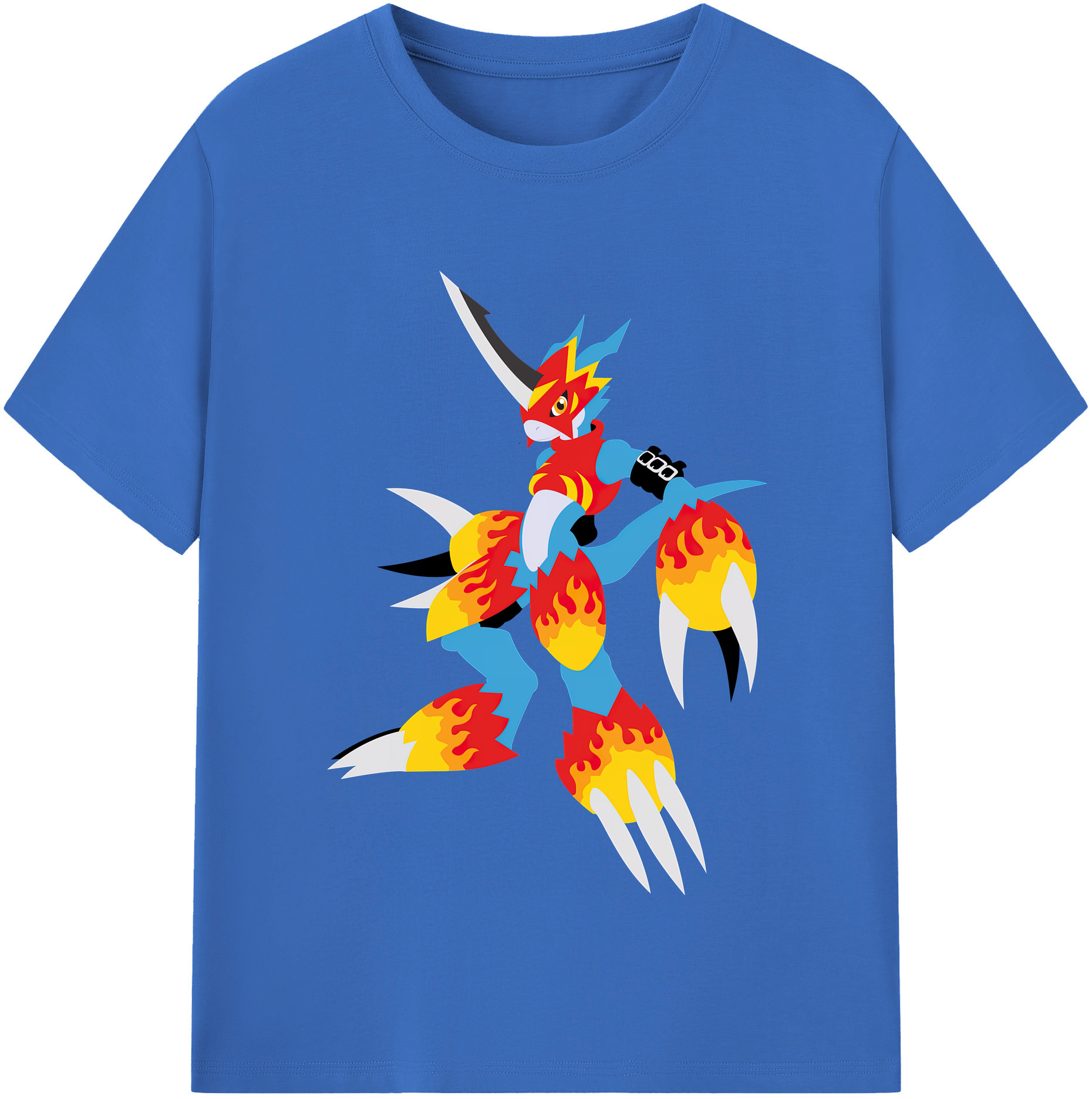 （画像用） Digimon デジタルモンスター/デジモン 綿100％半袖Tシャツ（フロントプリント）