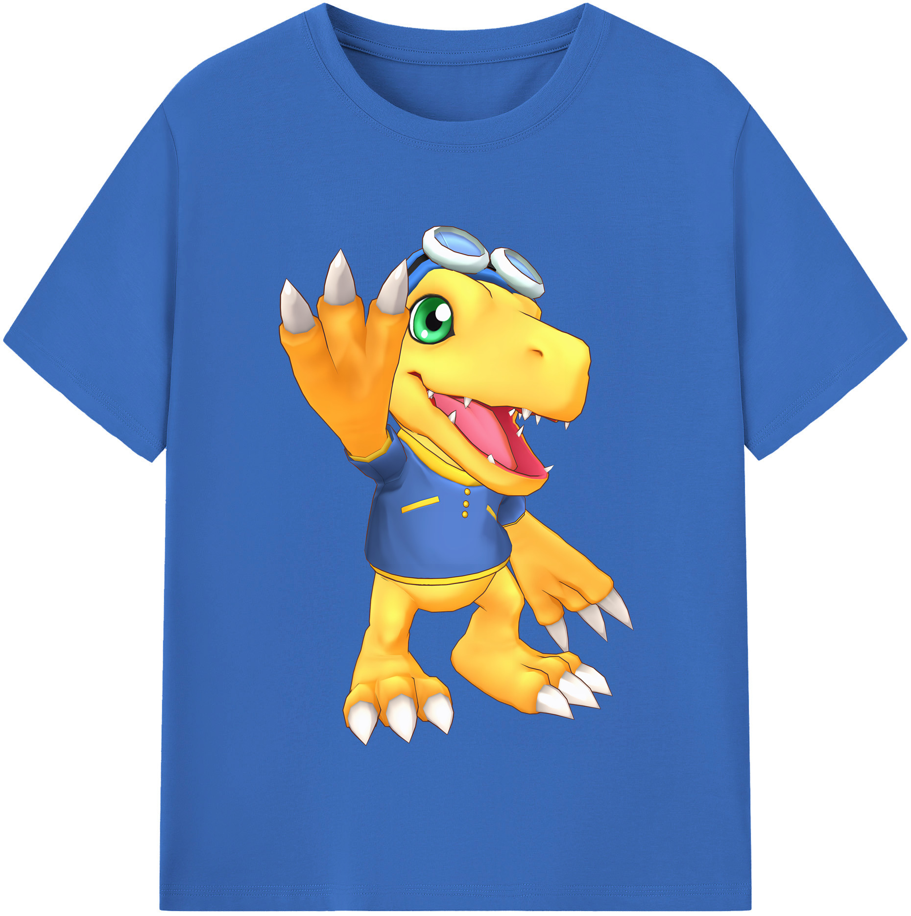 （画像用） Digimon デジタルモンスター/デジモン 綿100％半袖Tシャツ（フロントプリント）