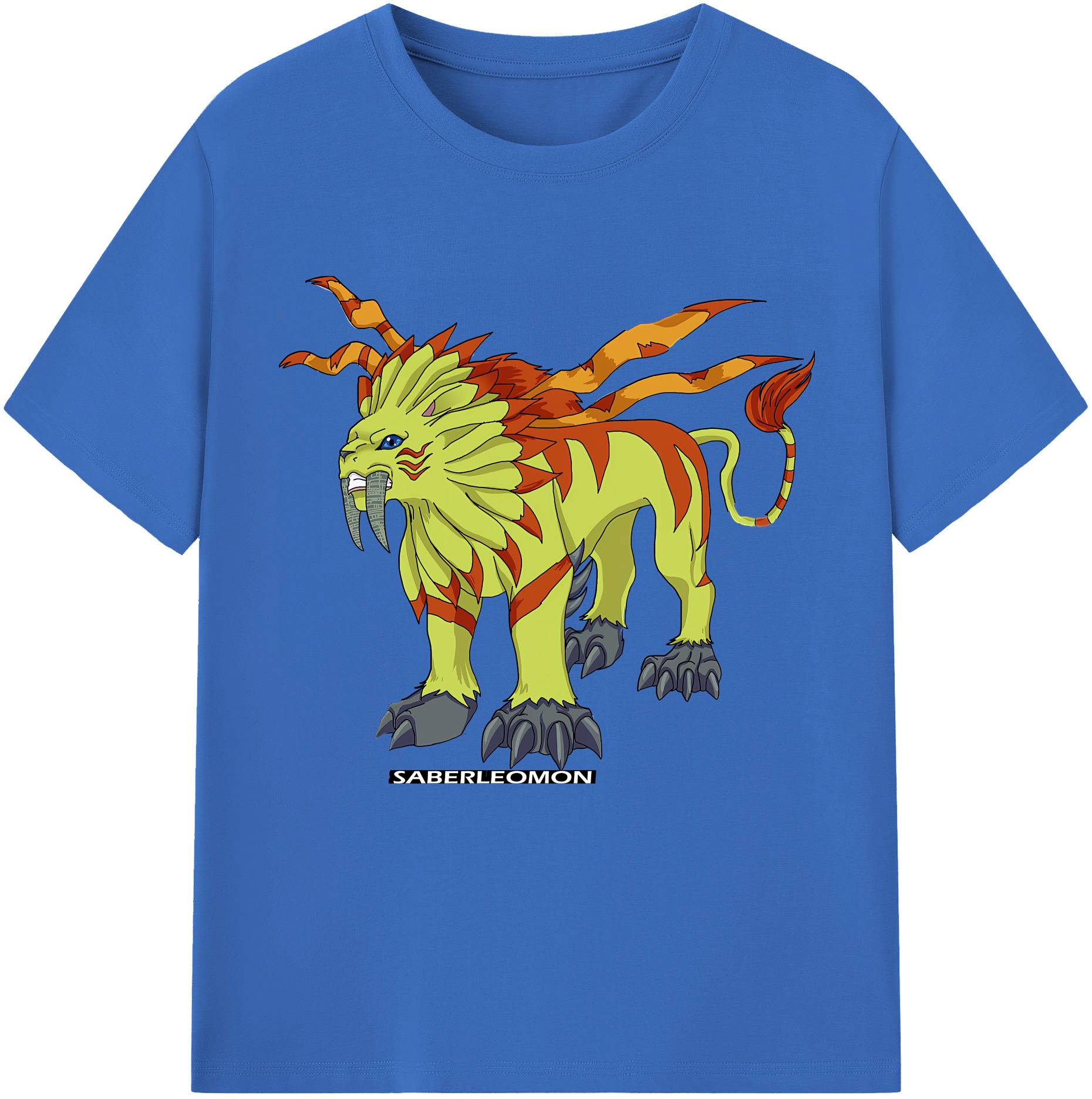 （画像用） Digimon デジタルモンスター/デジモン 綿100％半袖Tシャツ（フロントプリント）
