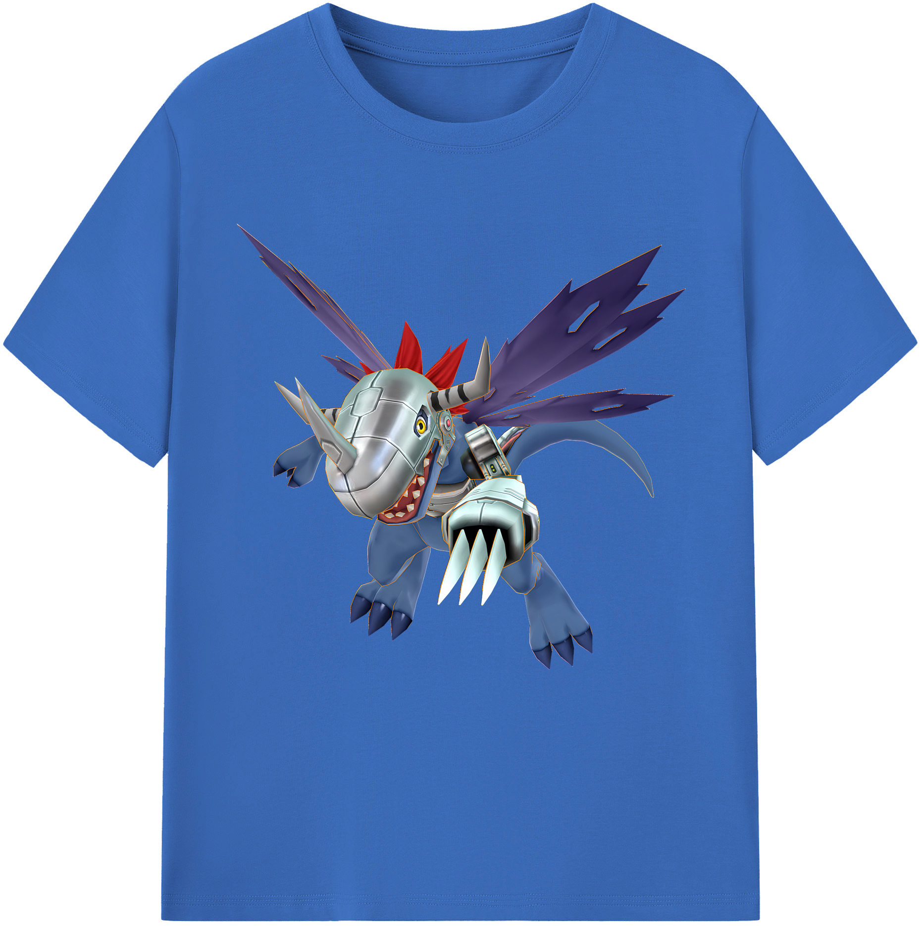 （画像用） Digimon デジタルモンスター/デジモン 綿100％半袖Tシャツ（フロントプリント）