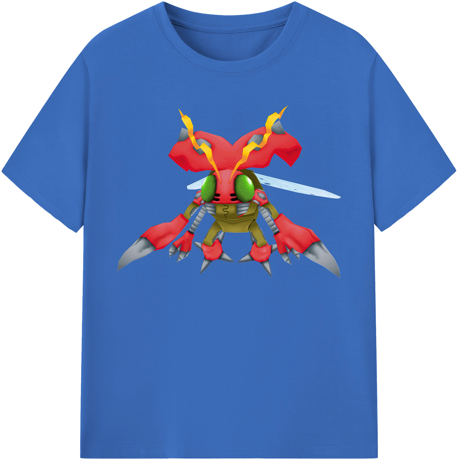 （画像用） Digimon デジタルモンスター/デジモン 綿100％半袖Tシャツ（フロントプリント）