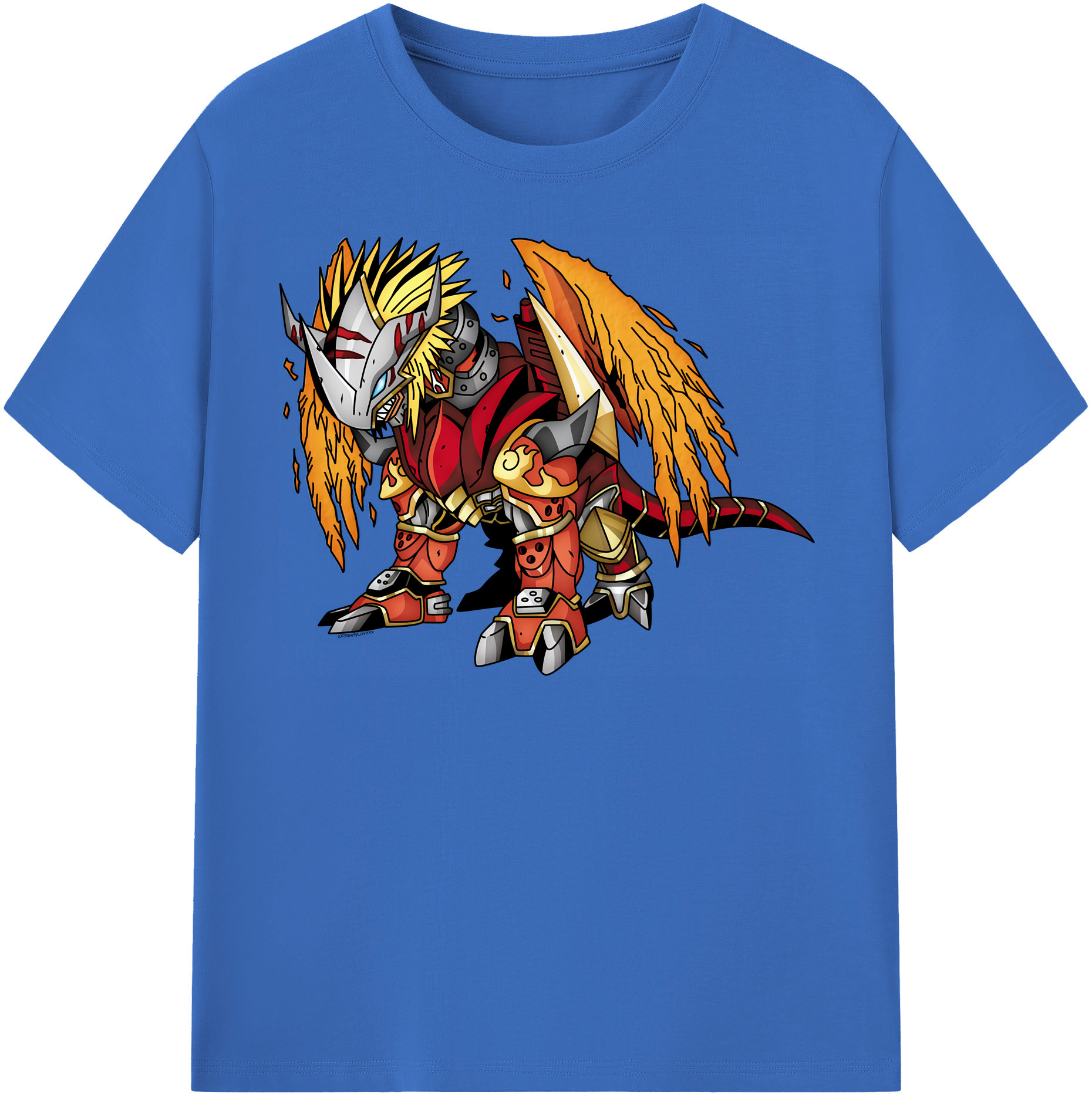 （画像用） Digimon デジタルモンスター/デジモン 綿100％半袖Tシャツ（フロントプリント）