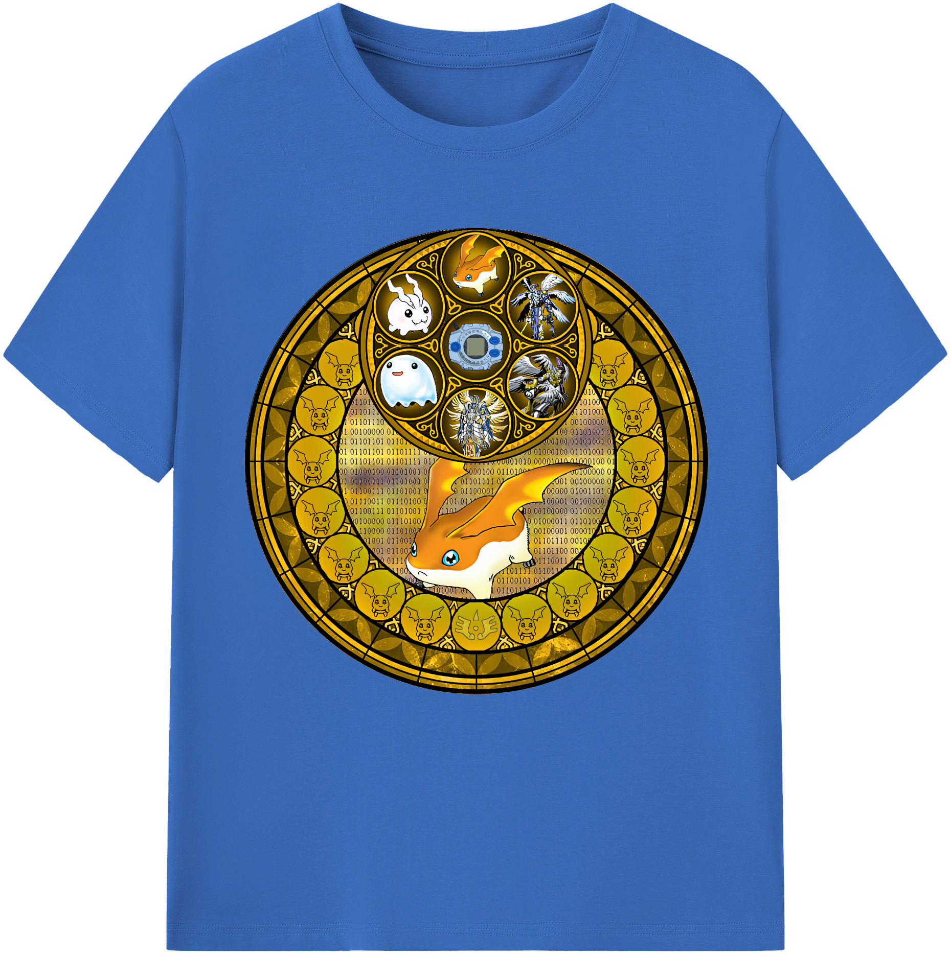 （画像用） Digimon デジタルモンスター/デジモン 綿100％半袖Tシャツ（フロントプリント）