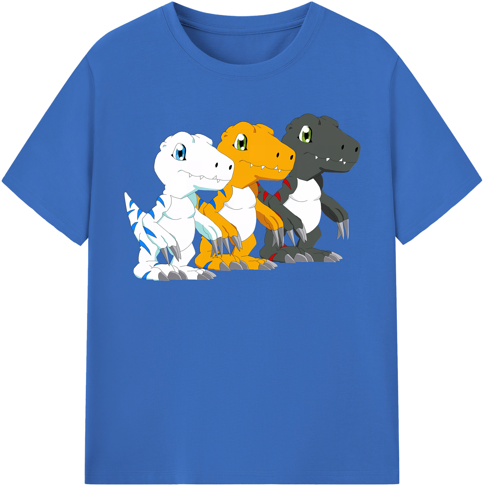 （画像用） Digimon デジタルモンスター/デジモン 綿100％半袖Tシャツ（フロントプリント）