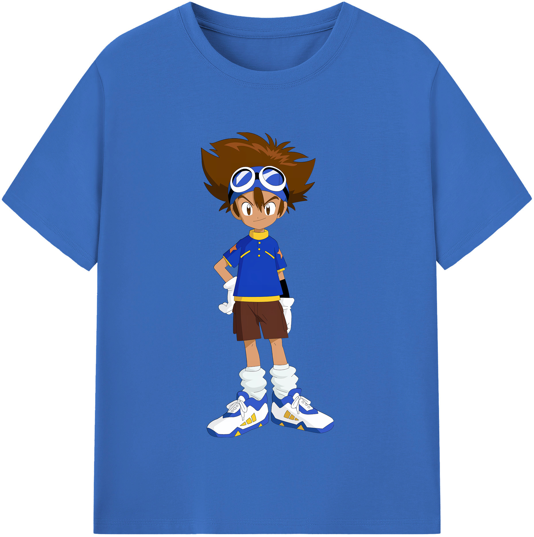 （画像用） Digimon デジタルモンスター/デジモン 綿100％半袖Tシャツ（フロントプリント）