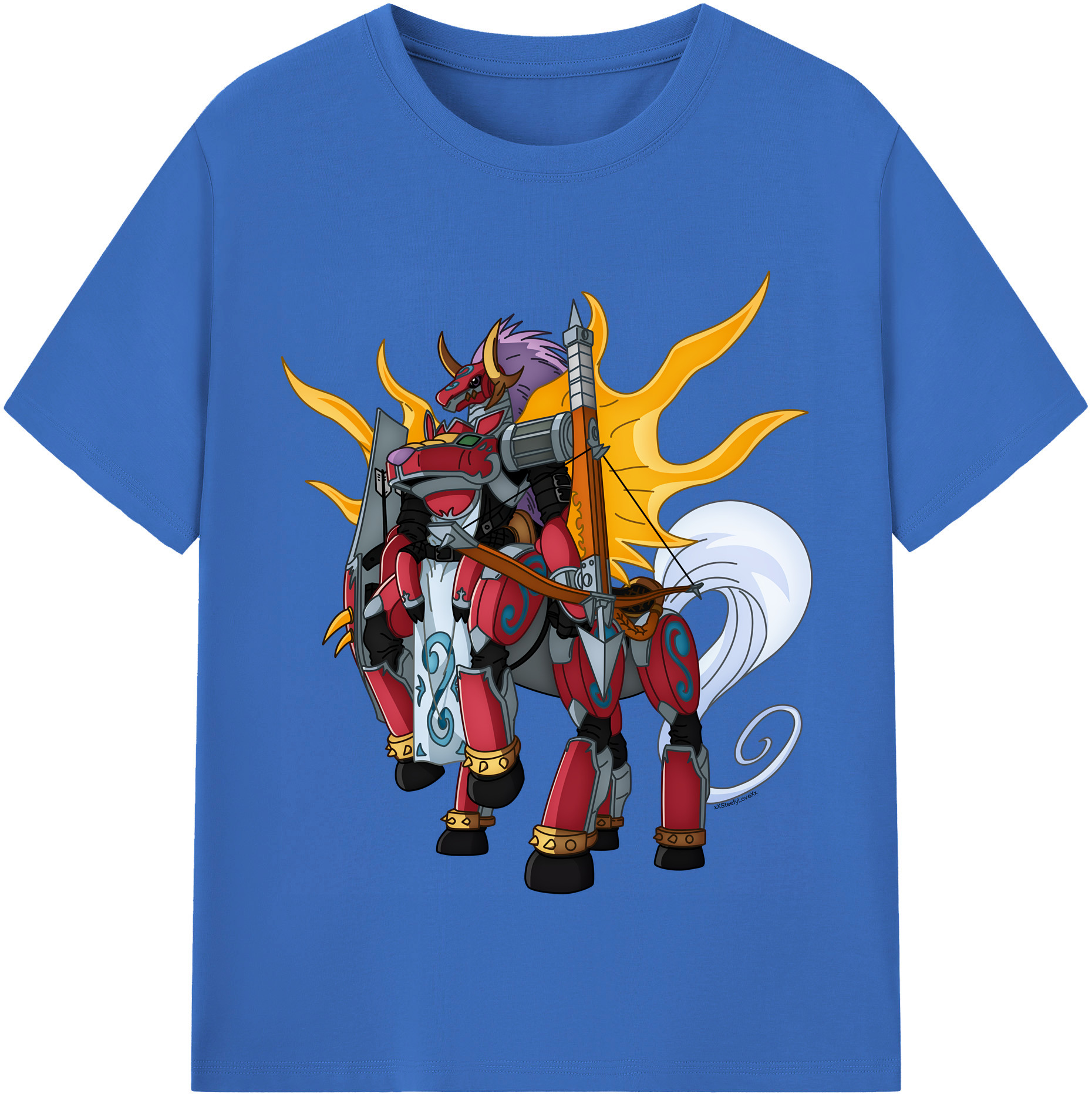 （画像用） Digimon デジタルモンスター/デジモン 綿100％半袖Tシャツ（フロントプリント）