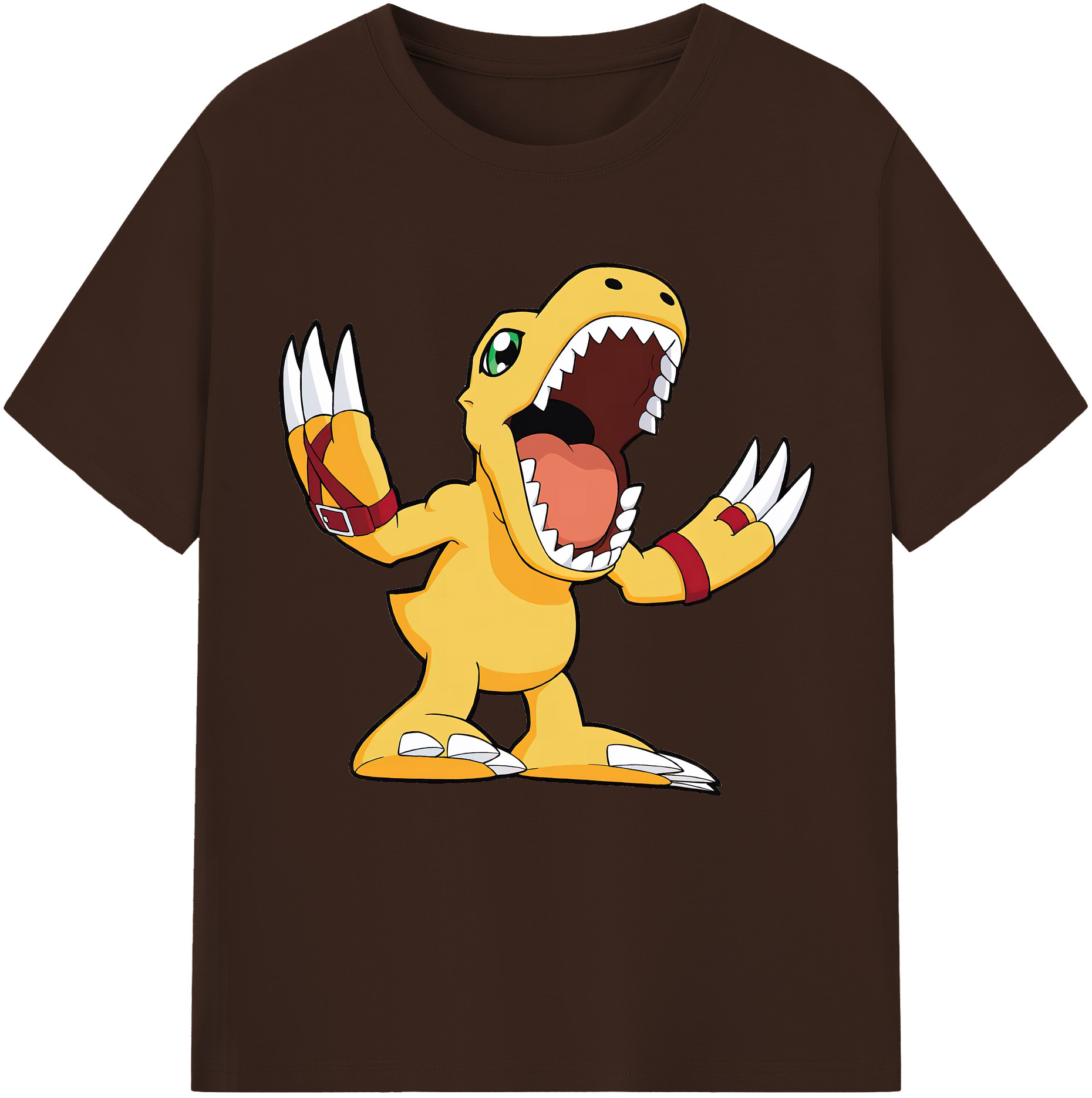 （画像用） Digimon デジタルモンスター/デジモン 綿100％半袖Tシャツ（フロントプリント）