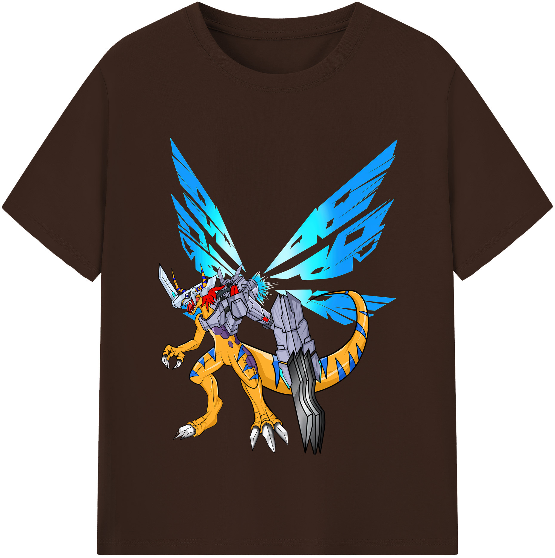 （画像用） Digimon デジタルモンスター/デジモン 綿100％半袖Tシャツ（フロントプリント）