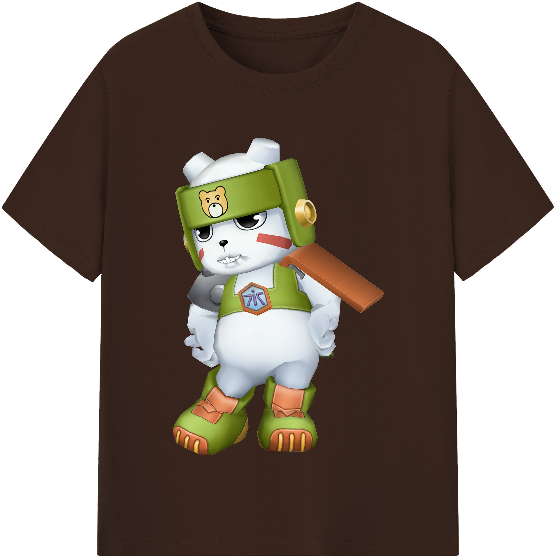 （画像用） Digimon デジタルモンスター/デジモン 綿100％半袖Tシャツ（フロントプリント）