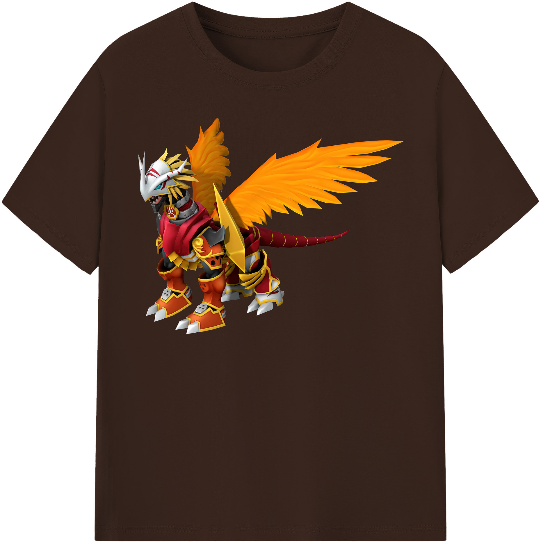 （画像用） Digimon デジタルモンスター/デジモン 綿100％半袖Tシャツ（フロントプリント）