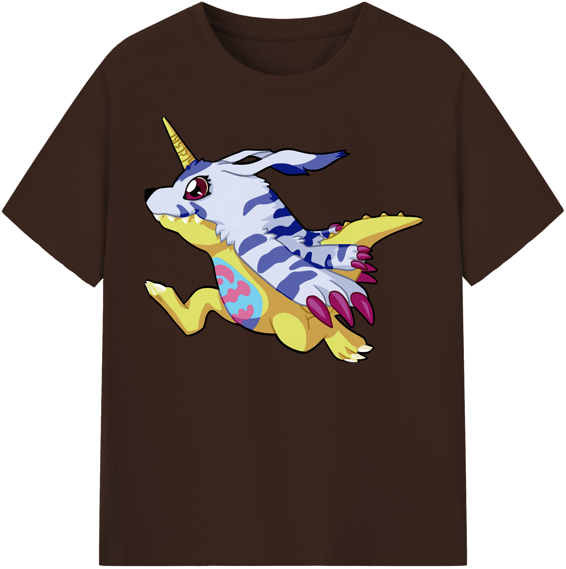 （画像用） Digimon デジタルモンスター/デジモン 綿100％半袖Tシャツ（フロントプリント）