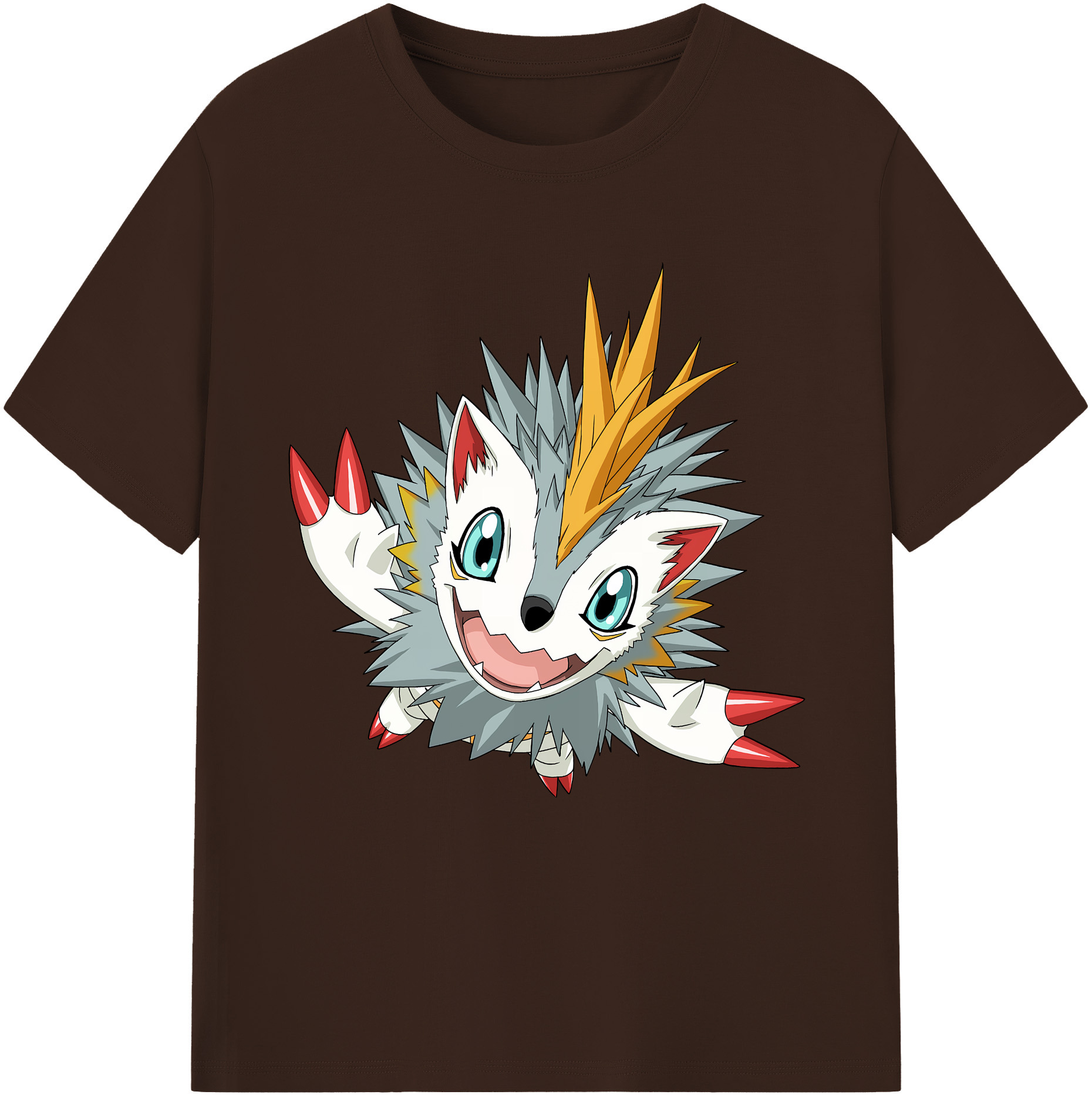 （画像用） Digimon デジタルモンスター/デジモン 綿100％半袖Tシャツ（フロントプリント）