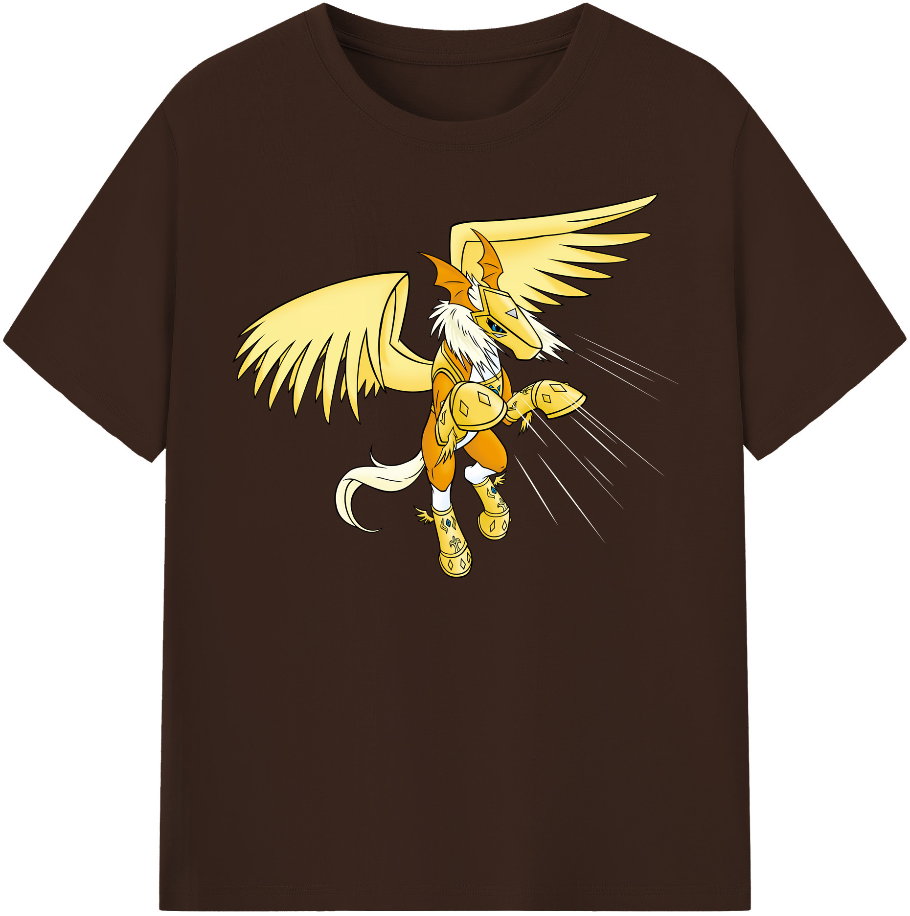 （画像用） Digimon デジタルモンスター/デジモン 綿100％半袖Tシャツ（フロントプリント）