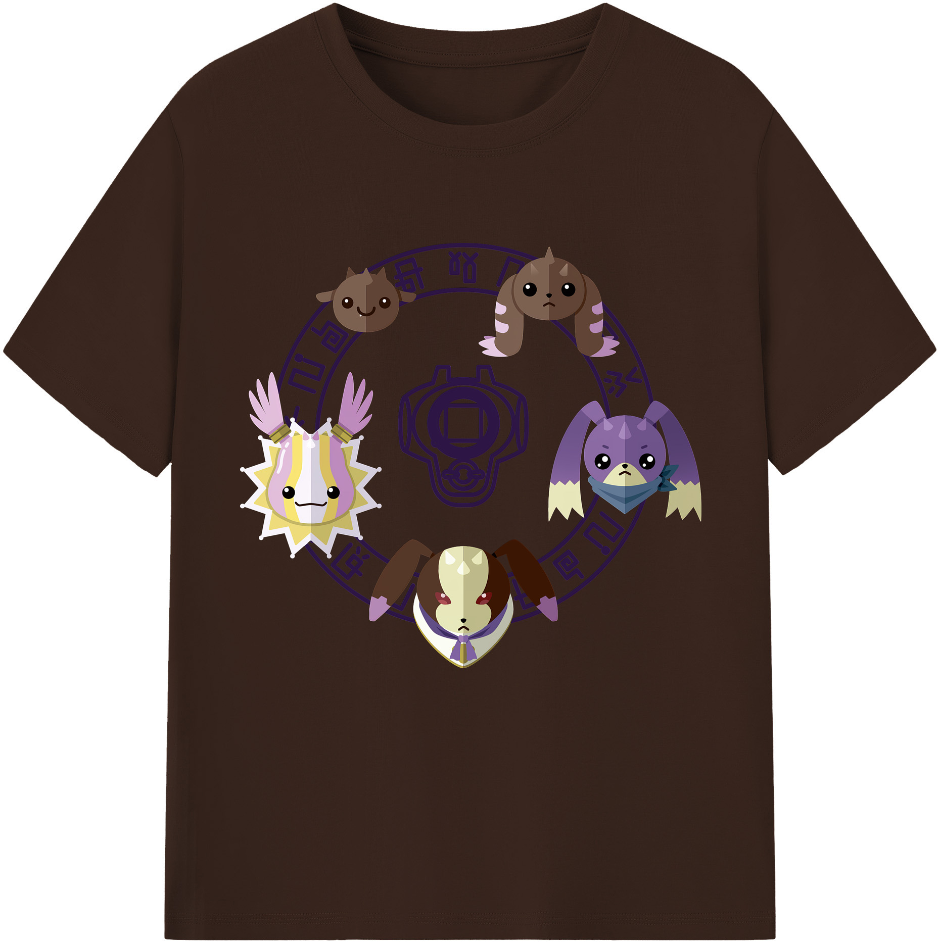 （画像用） Digimon デジタルモンスター/デジモン 綿100％半袖Tシャツ（フロントプリント）
