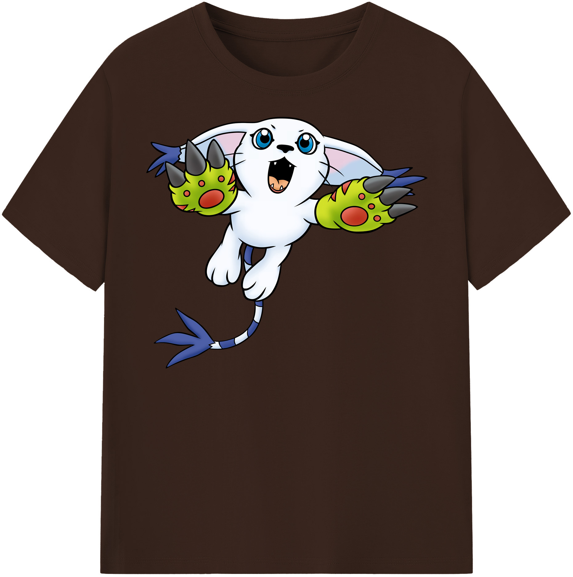 （画像用） Digimon デジタルモンスター/デジモン 綿100％半袖Tシャツ（フロントプリント）