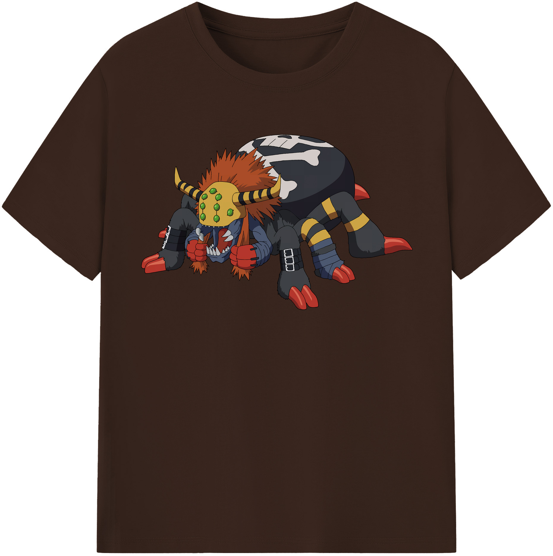 （画像用） Digimon デジタルモンスター/デジモン 綿100％半袖Tシャツ（フロントプリント）
