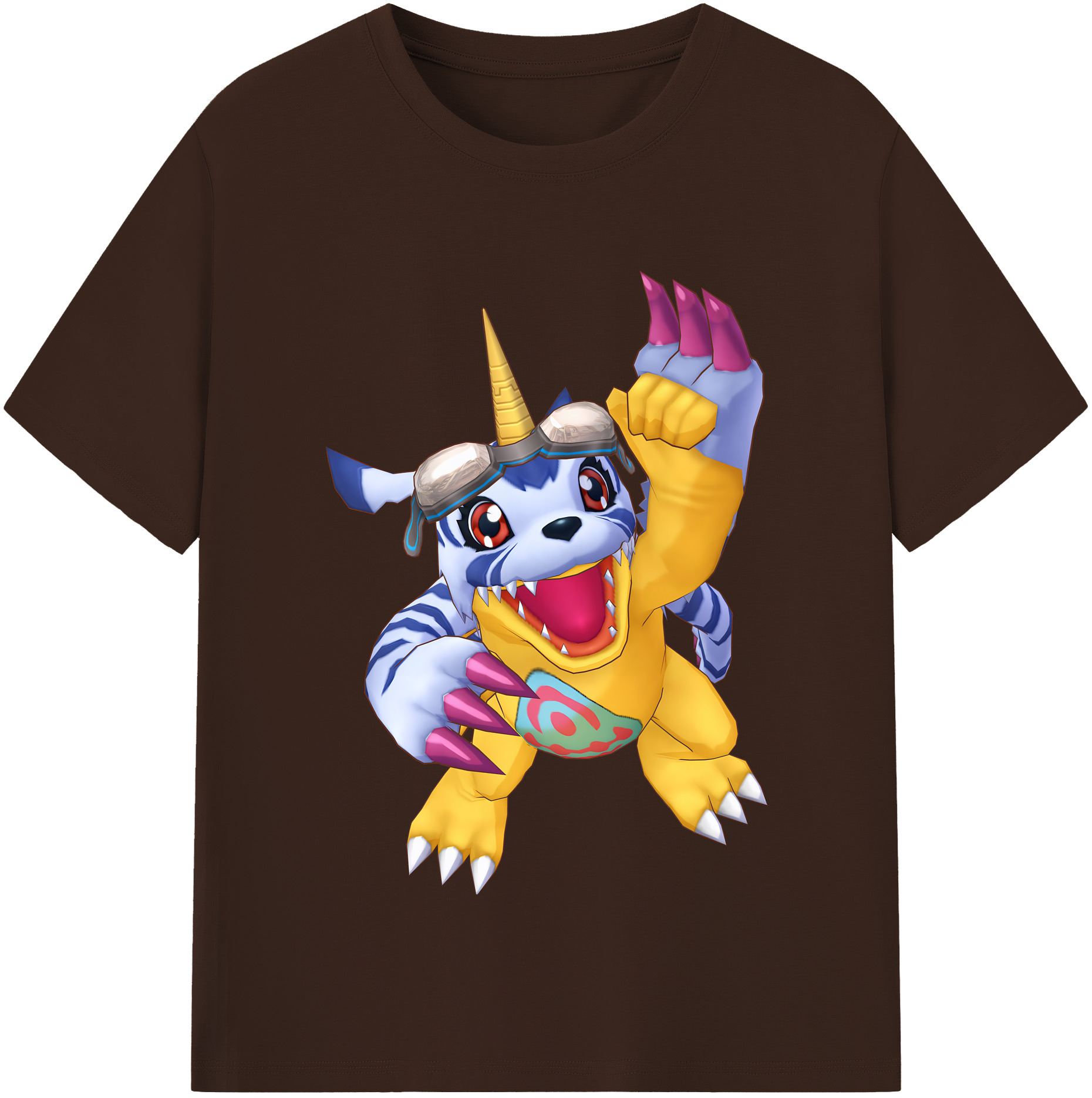 （画像用） Digimon デジタルモンスター/デジモン 綿100％半袖Tシャツ（フロントプリント）