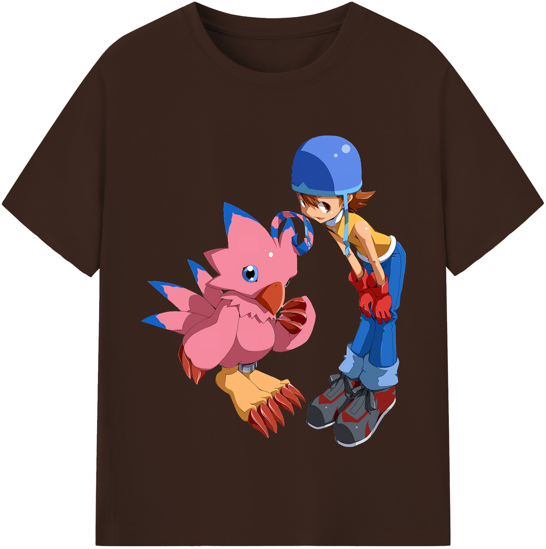 （画像用） Digimon デジタルモンスター/デジモン 綿100％半袖Tシャツ（フロントプリント）