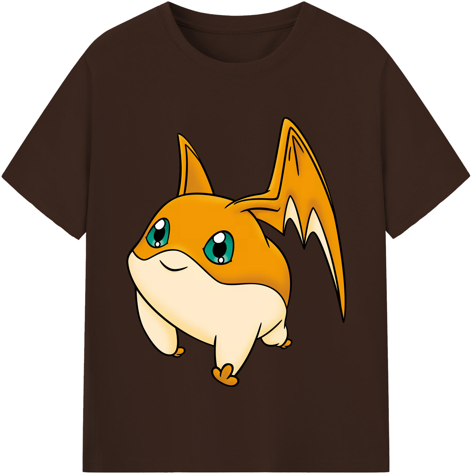 （画像用） Digimon デジタルモンスター/デジモン 綿100％半袖Tシャツ（フロントプリント）