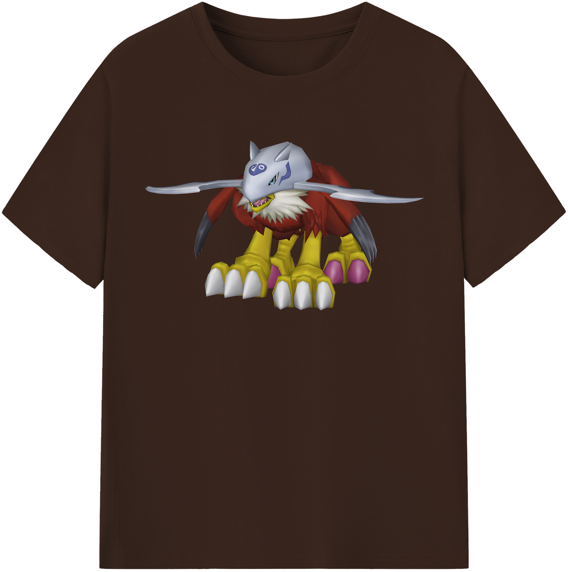 （画像用） Digimon デジタルモンスター/デジモン 綿100％半袖Tシャツ（フロントプリント）