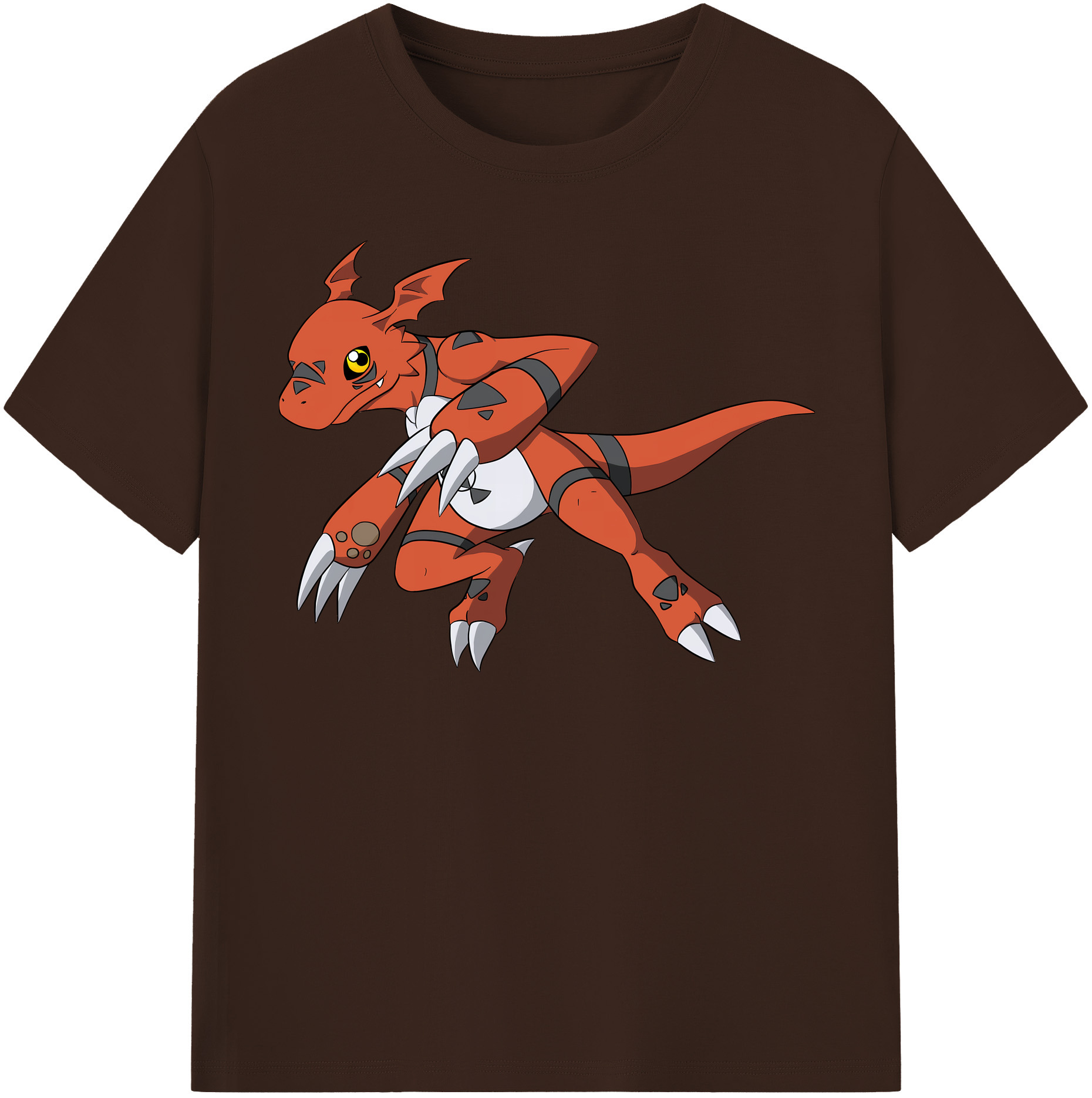 （画像用） Digimon デジタルモンスター/デジモン 綿100％半袖Tシャツ（フロントプリント）