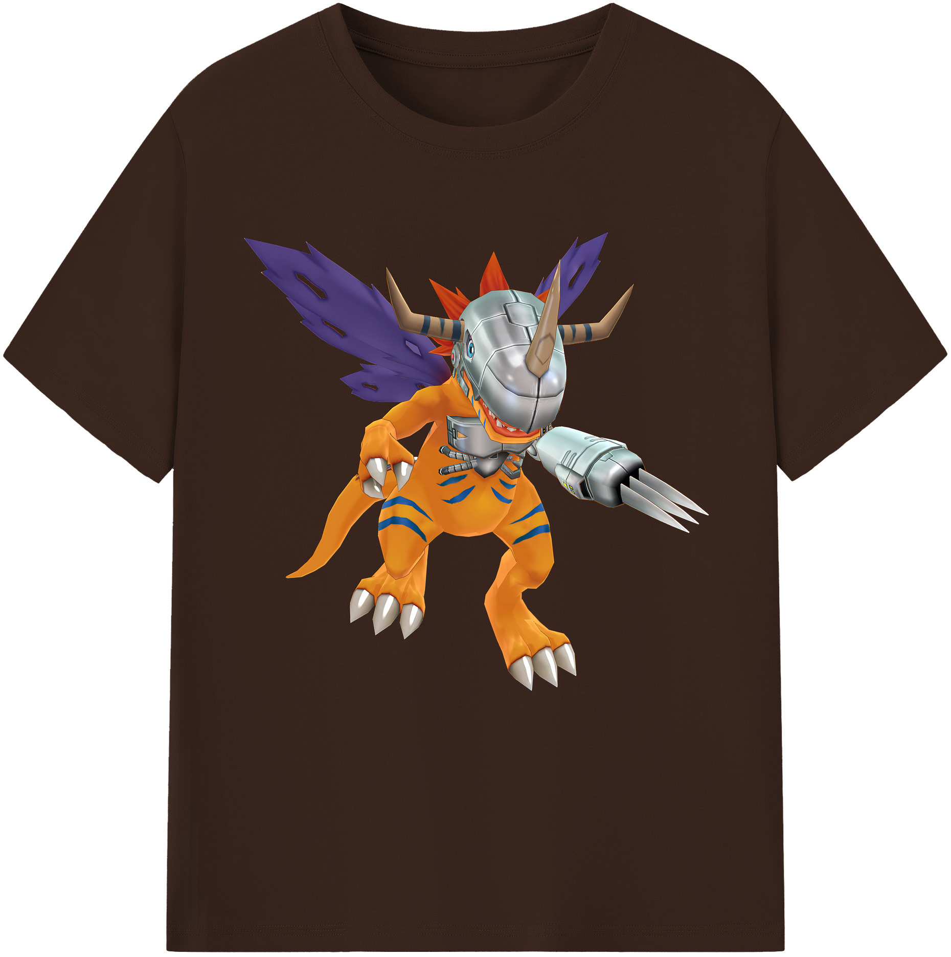 （画像用） Digimon デジタルモンスター/デジモン 綿100％半袖Tシャツ（フロントプリント）