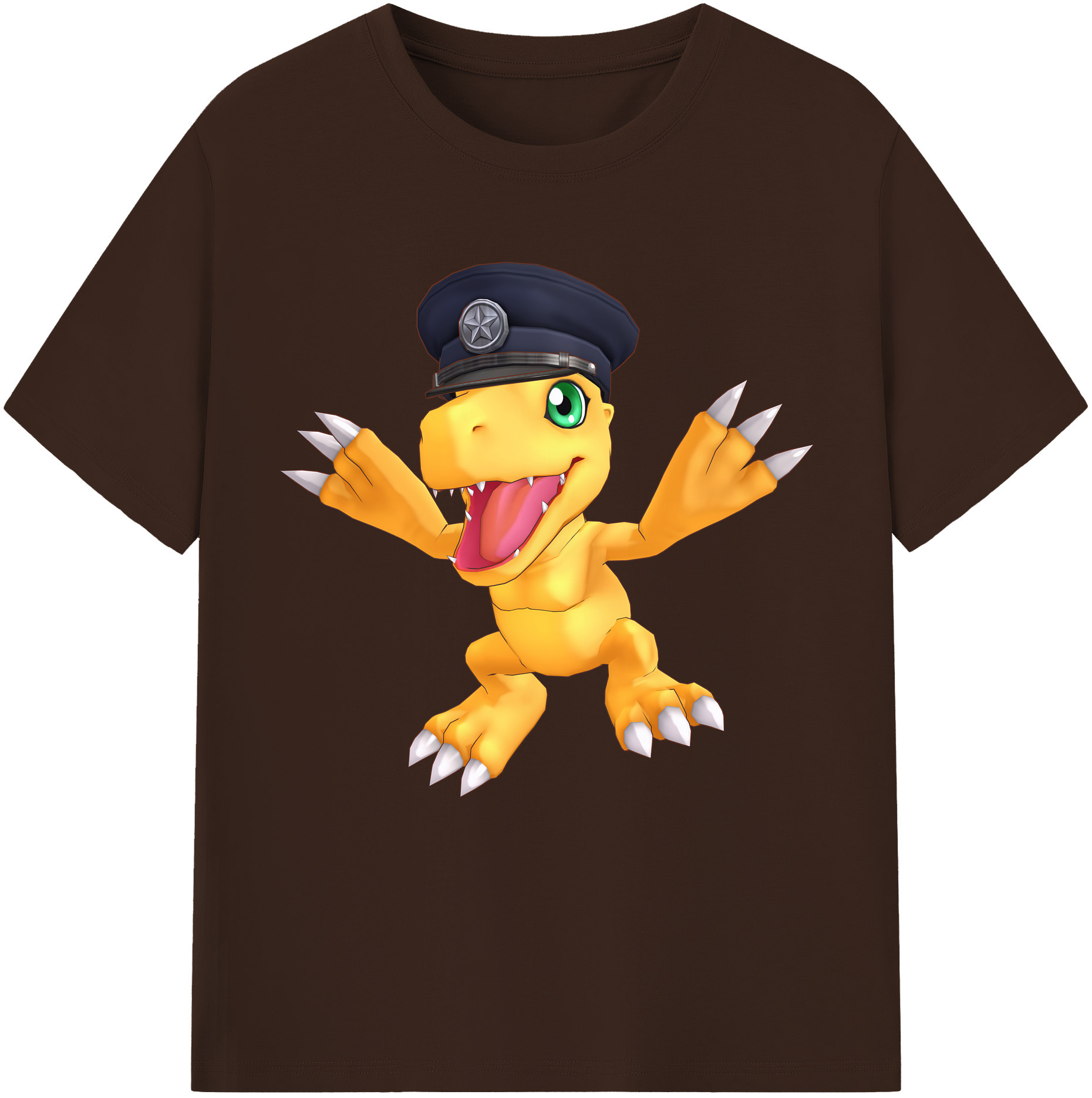 （画像用） Digimon デジタルモンスター/デジモン 綿100％半袖Tシャツ（フロントプリント）