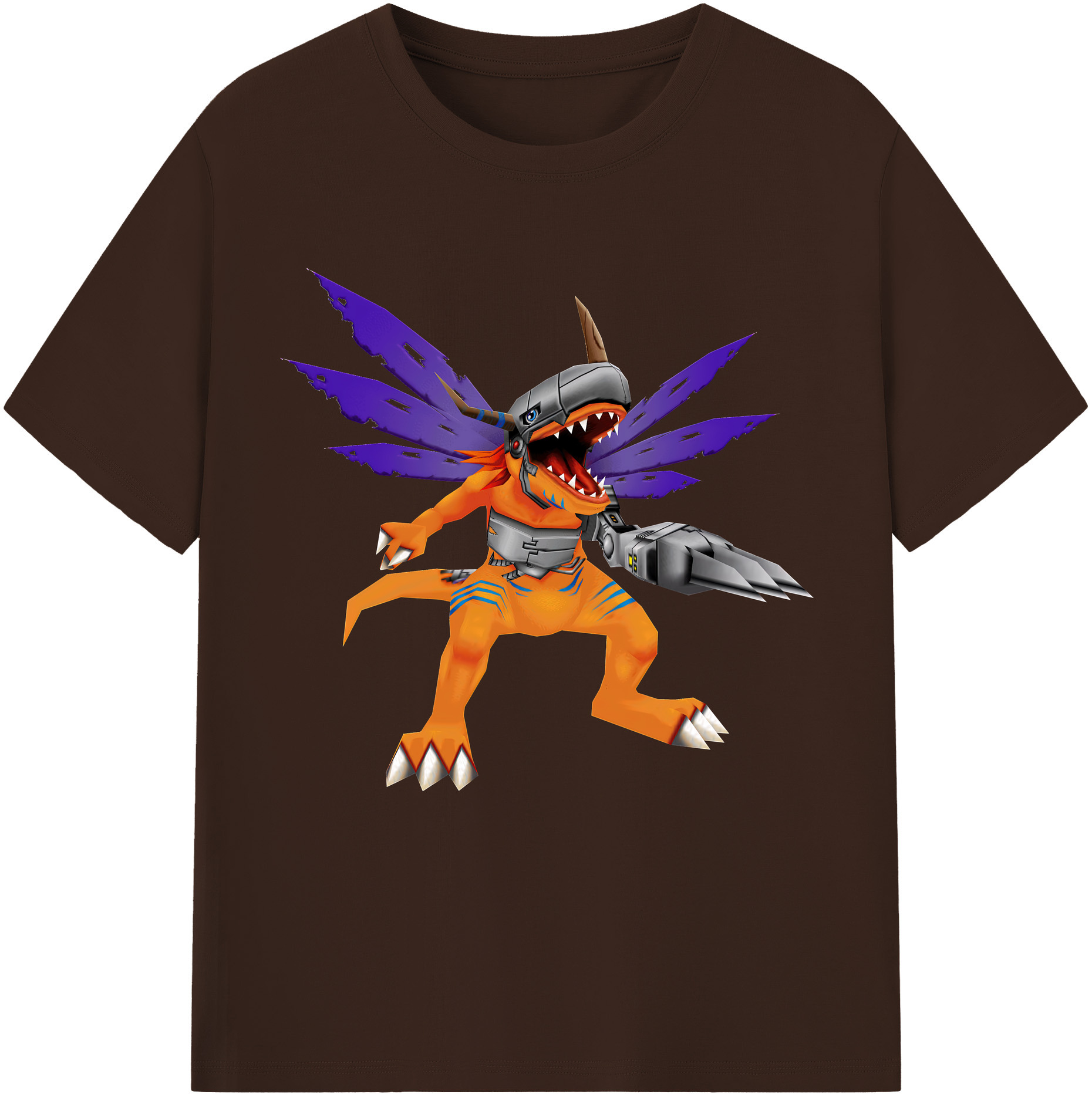 （画像用） Digimon デジタルモンスター/デジモン 綿100％半袖Tシャツ（フロントプリント）