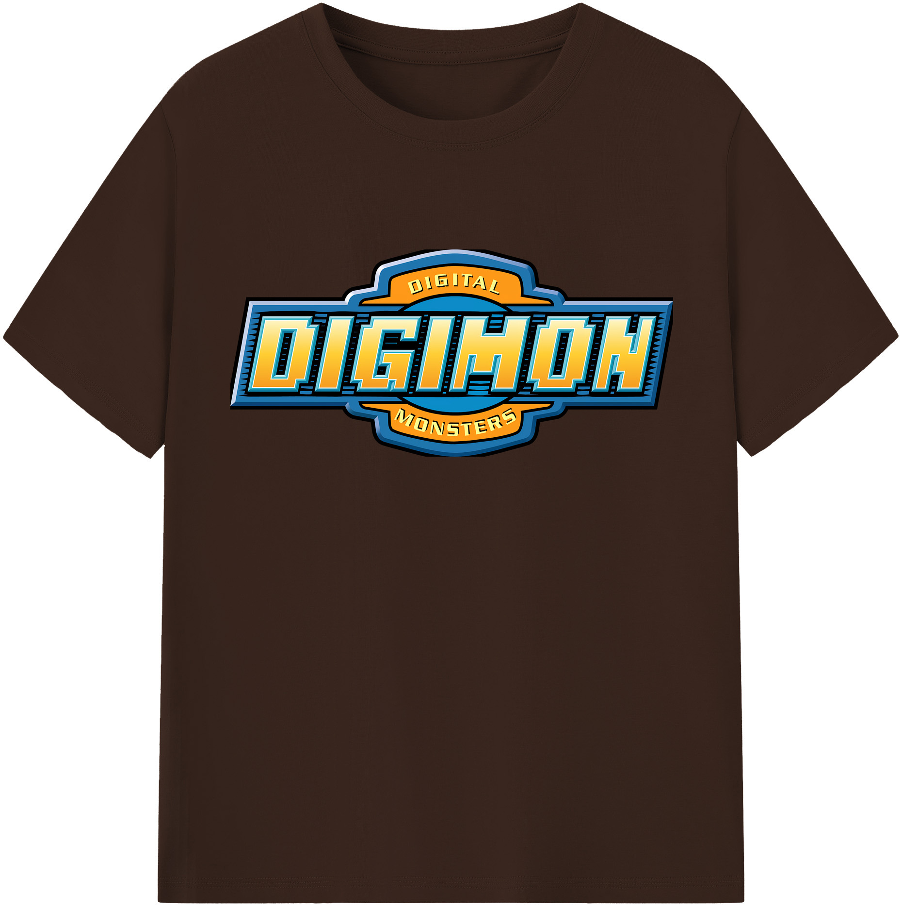 （画像用） Digimon デジタルモンスター/デジモン 綿100％半袖Tシャツ（フロントプリント）