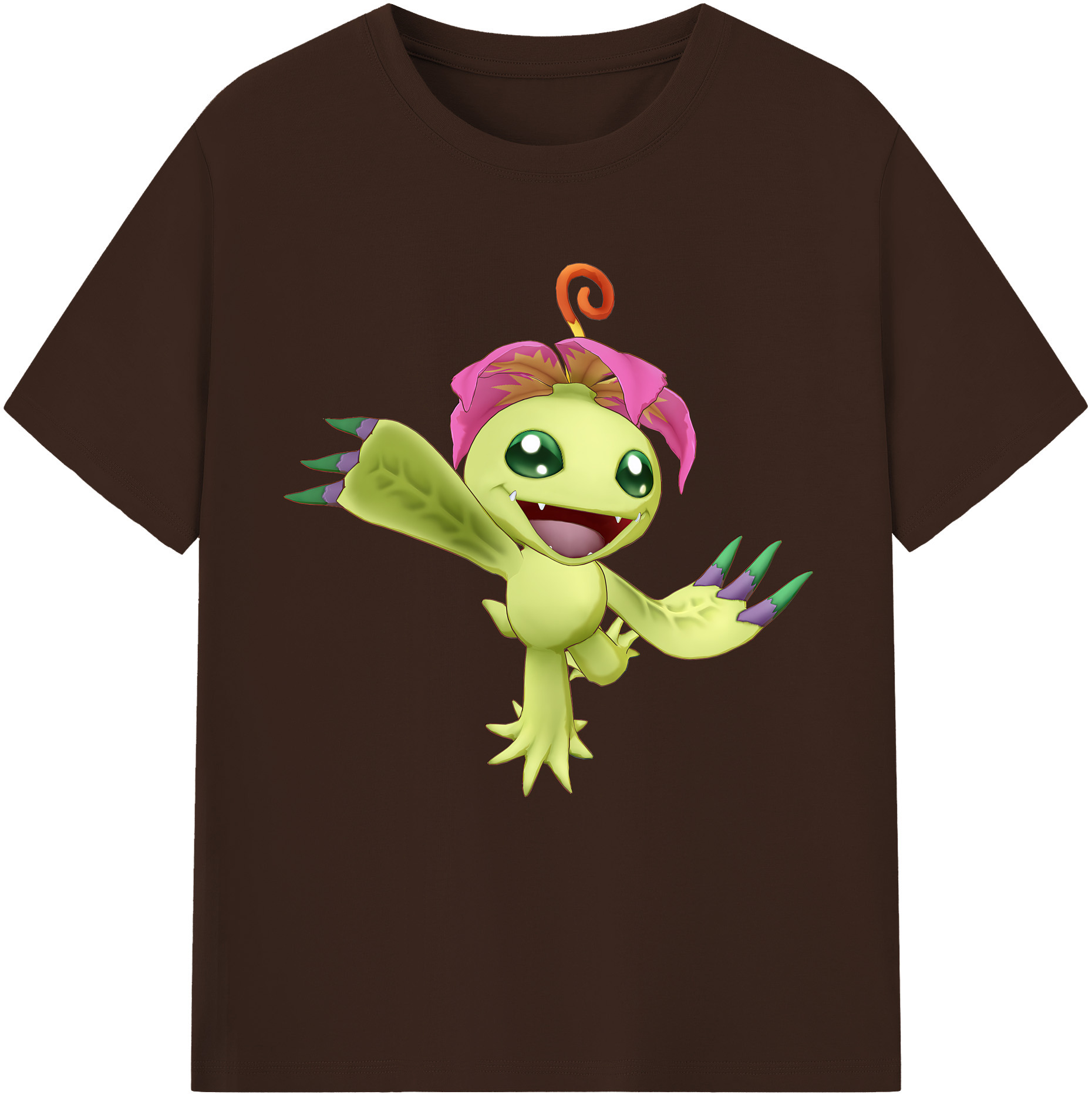 （画像用） Digimon デジタルモンスター/デジモン 綿100％半袖Tシャツ（フロントプリント）