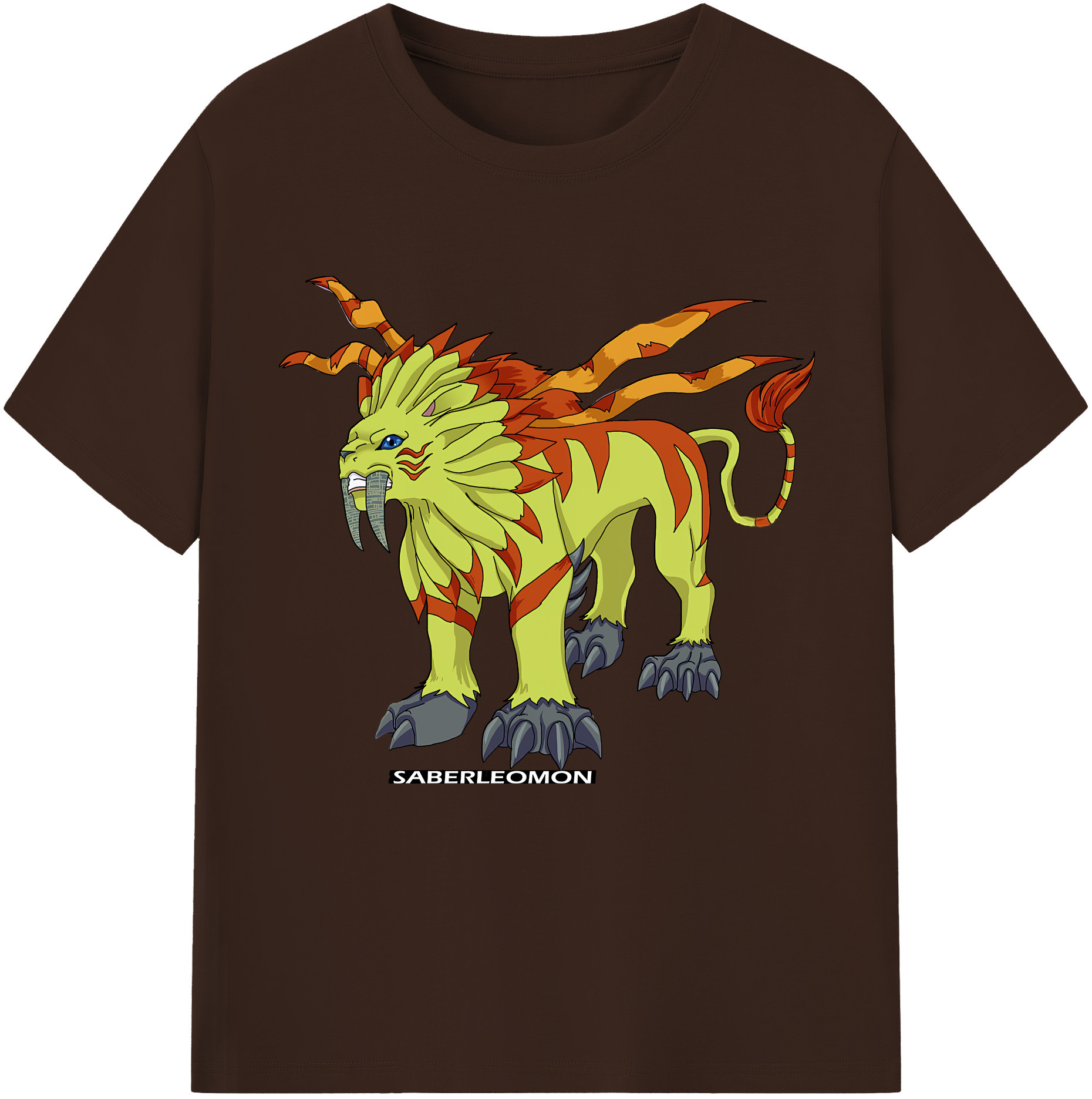 （画像用） Digimon デジタルモンスター/デジモン 綿100％半袖Tシャツ（フロントプリント）