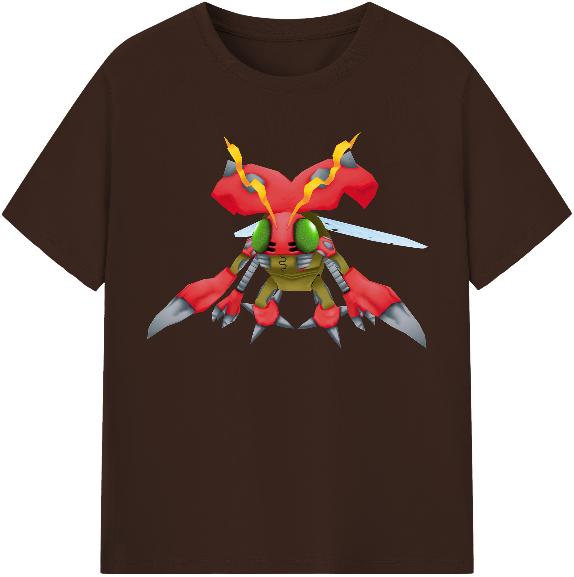 （画像用） Digimon デジタルモンスター/デジモン 綿100％半袖Tシャツ（フロントプリント）