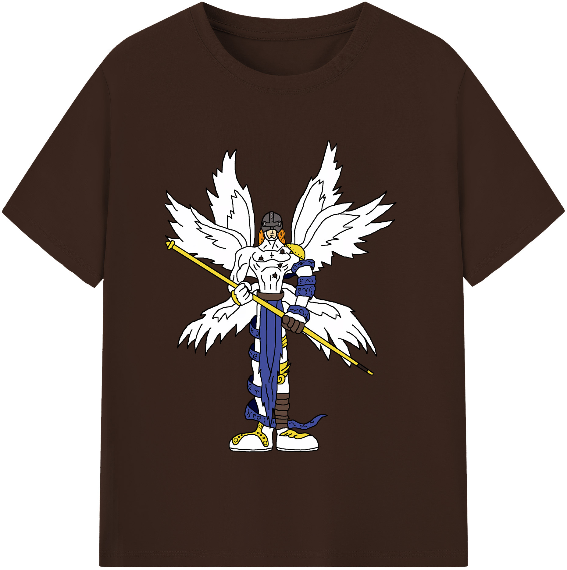 （画像用） Digimon デジタルモンスター/デジモン 綿100％半袖Tシャツ（フロントプリント）