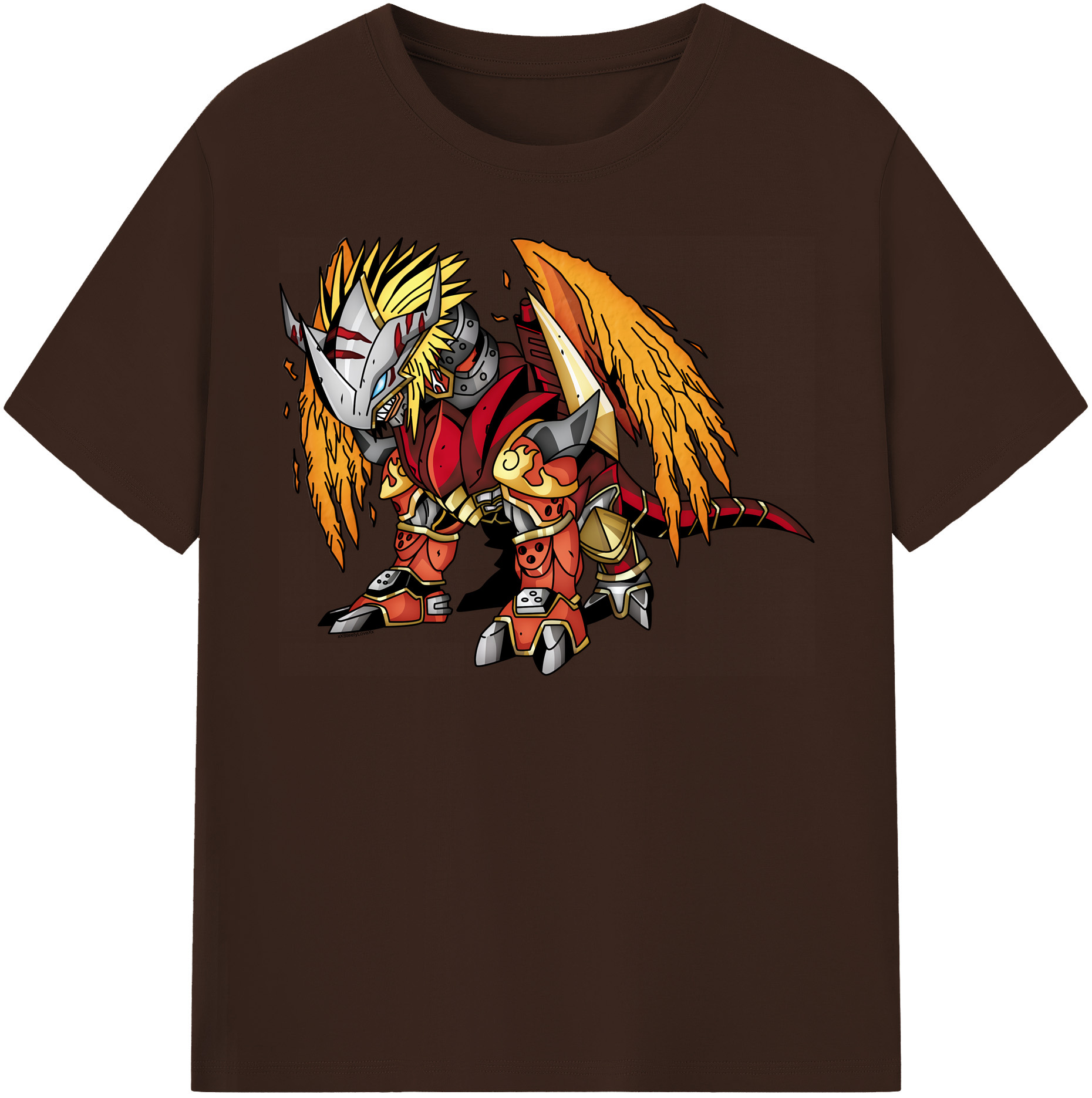 （画像用） Digimon デジタルモンスター/デジモン 綿100％半袖Tシャツ（フロントプリント）