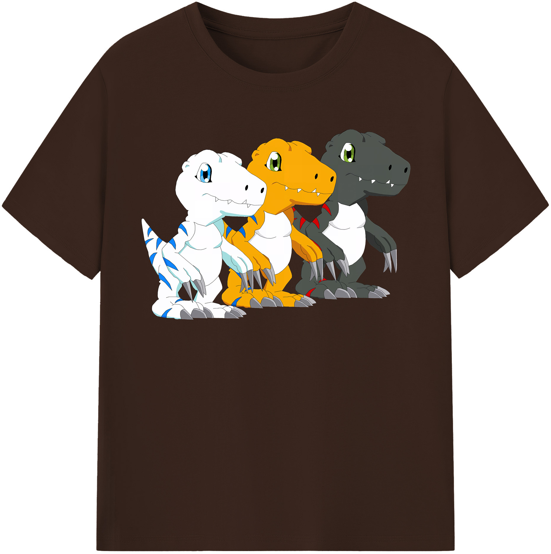 （画像用） Digimon デジタルモンスター/デジモン 綿100％半袖Tシャツ（フロントプリント）
