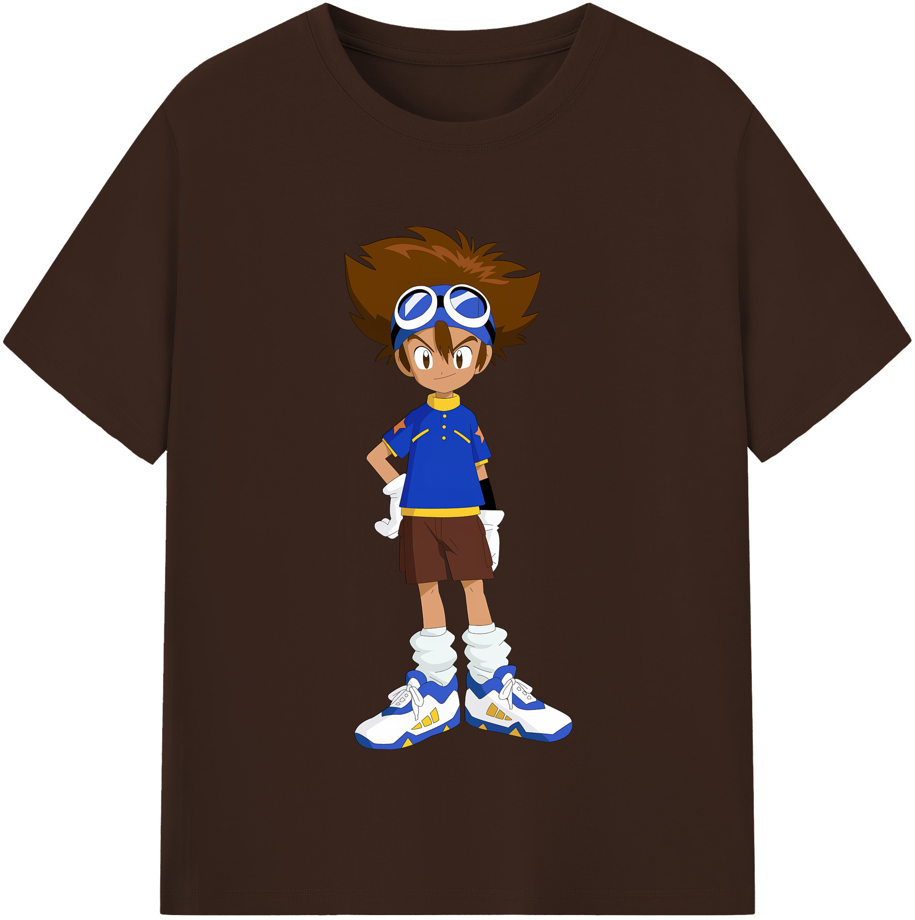 （画像用） Digimon デジタルモンスター/デジモン 綿100％半袖Tシャツ（フロントプリント）