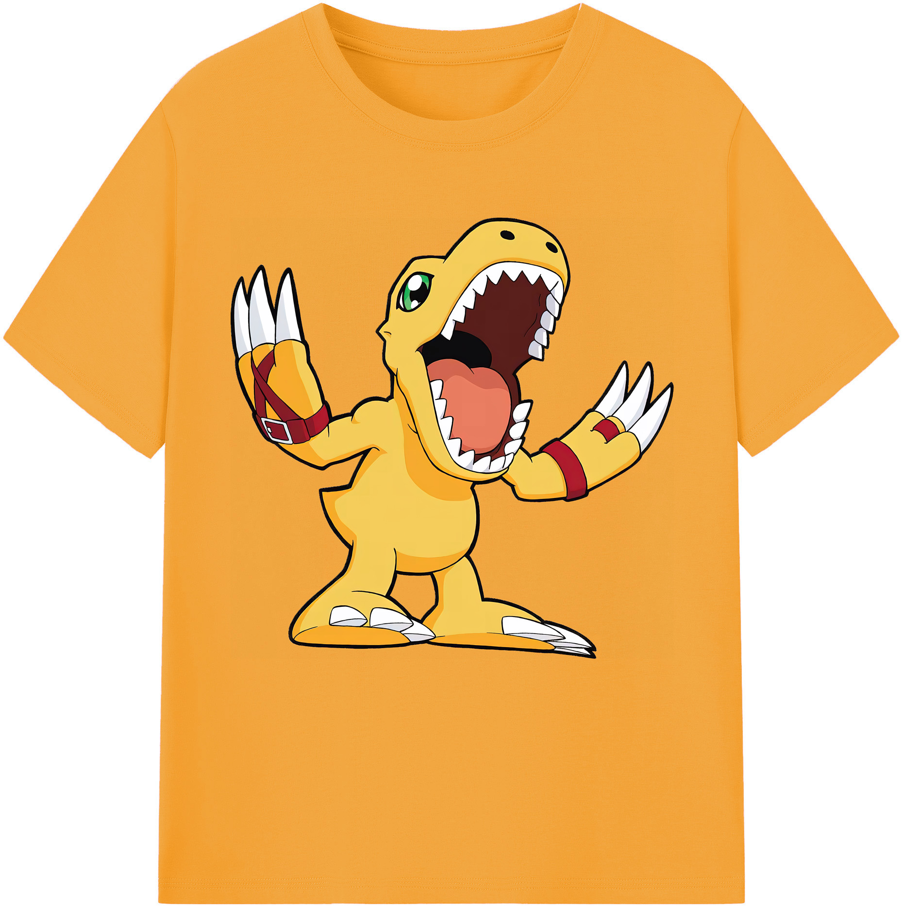 （画像用） Digimon デジタルモンスター/デジモン 綿100％半袖Tシャツ（フロントプリント）