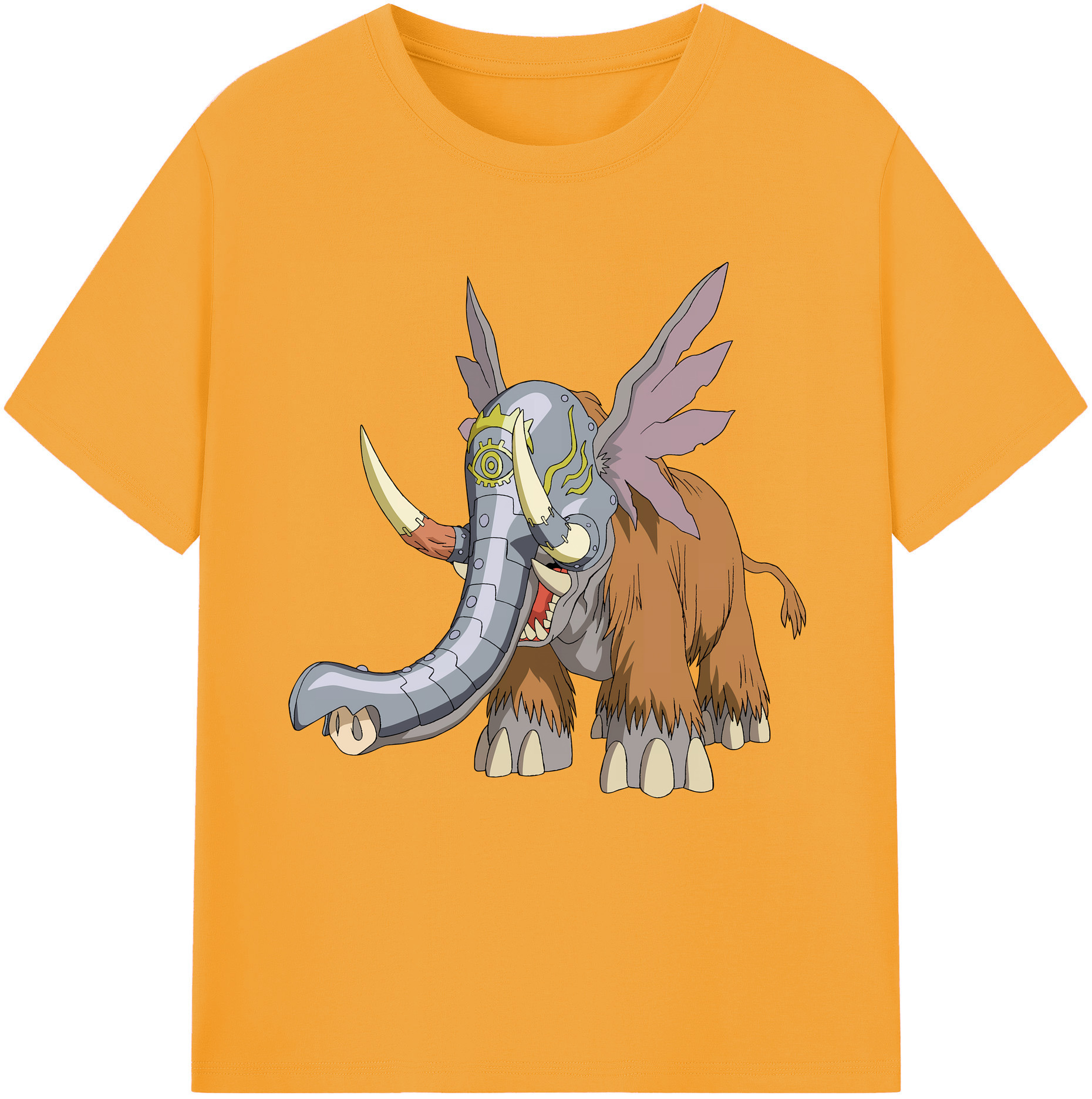 （画像用） Digimon デジタルモンスター/デジモン 綿100％半袖Tシャツ（フロントプリント）