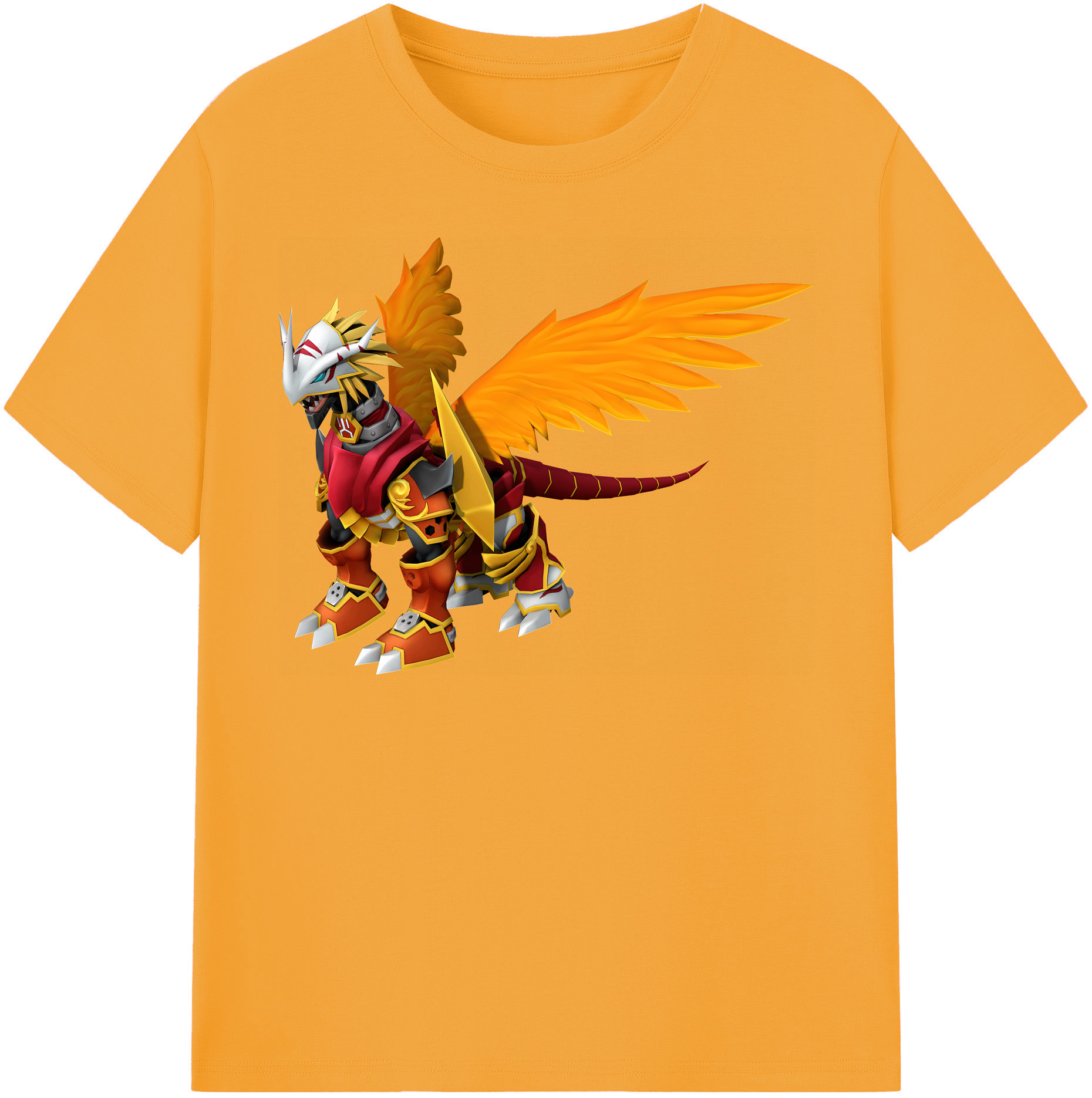 （画像用） Digimon デジタルモンスター/デジモン 綿100％半袖Tシャツ（フロントプリント）