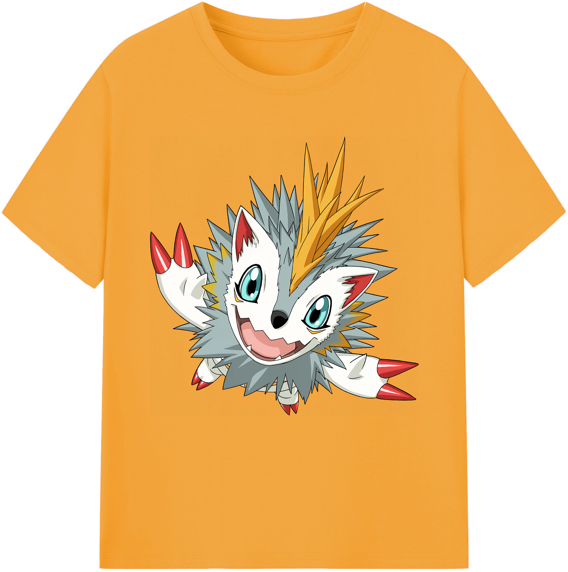 （画像用） Digimon デジタルモンスター/デジモン 綿100％半袖Tシャツ（フロントプリント）