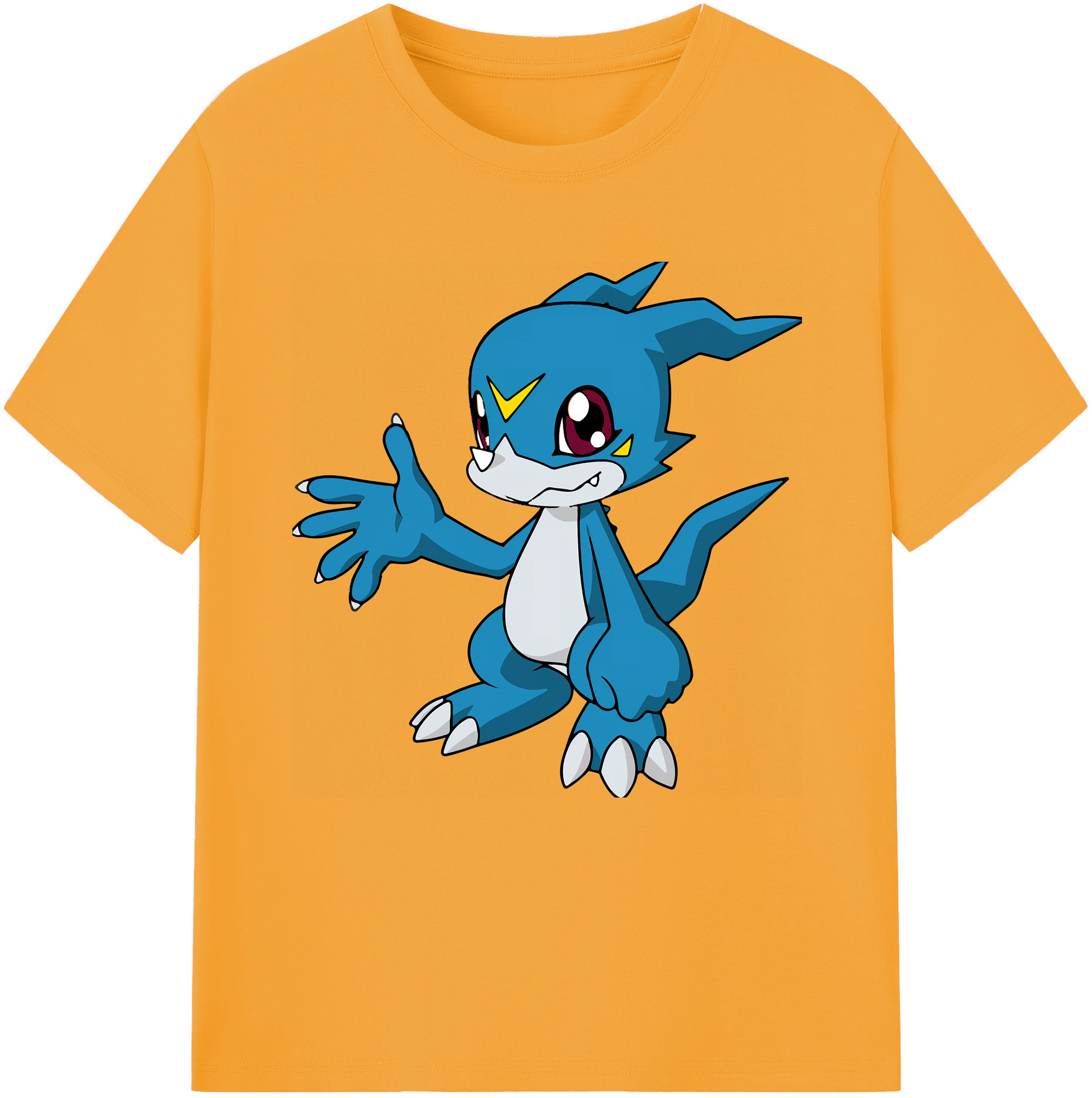 （画像用） Digimon デジタルモンスター/デジモン 綿100％半袖Tシャツ（フロントプリント）