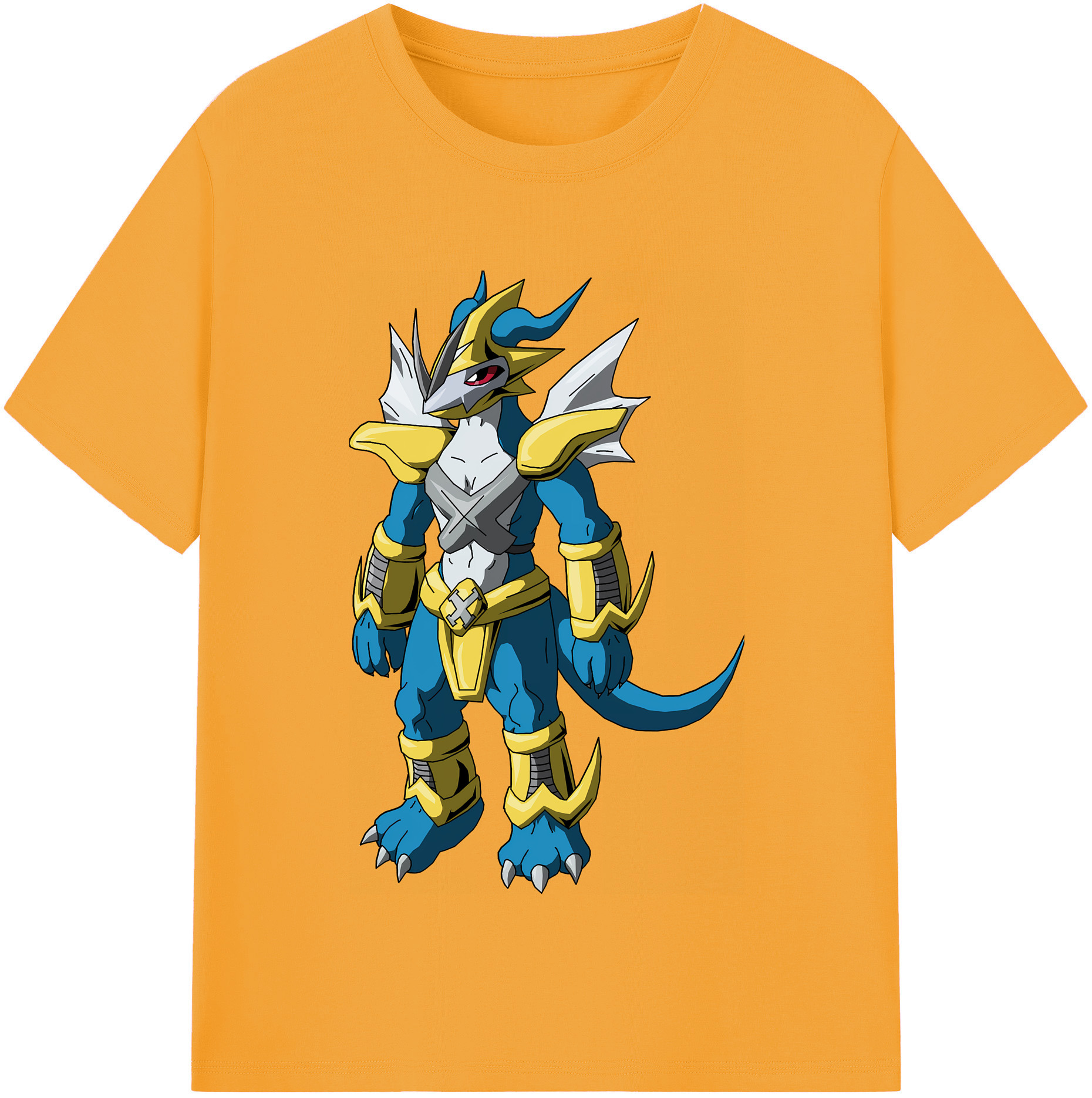（画像用） Digimon デジタルモンスター/デジモン 綿100％半袖Tシャツ（フロントプリント）